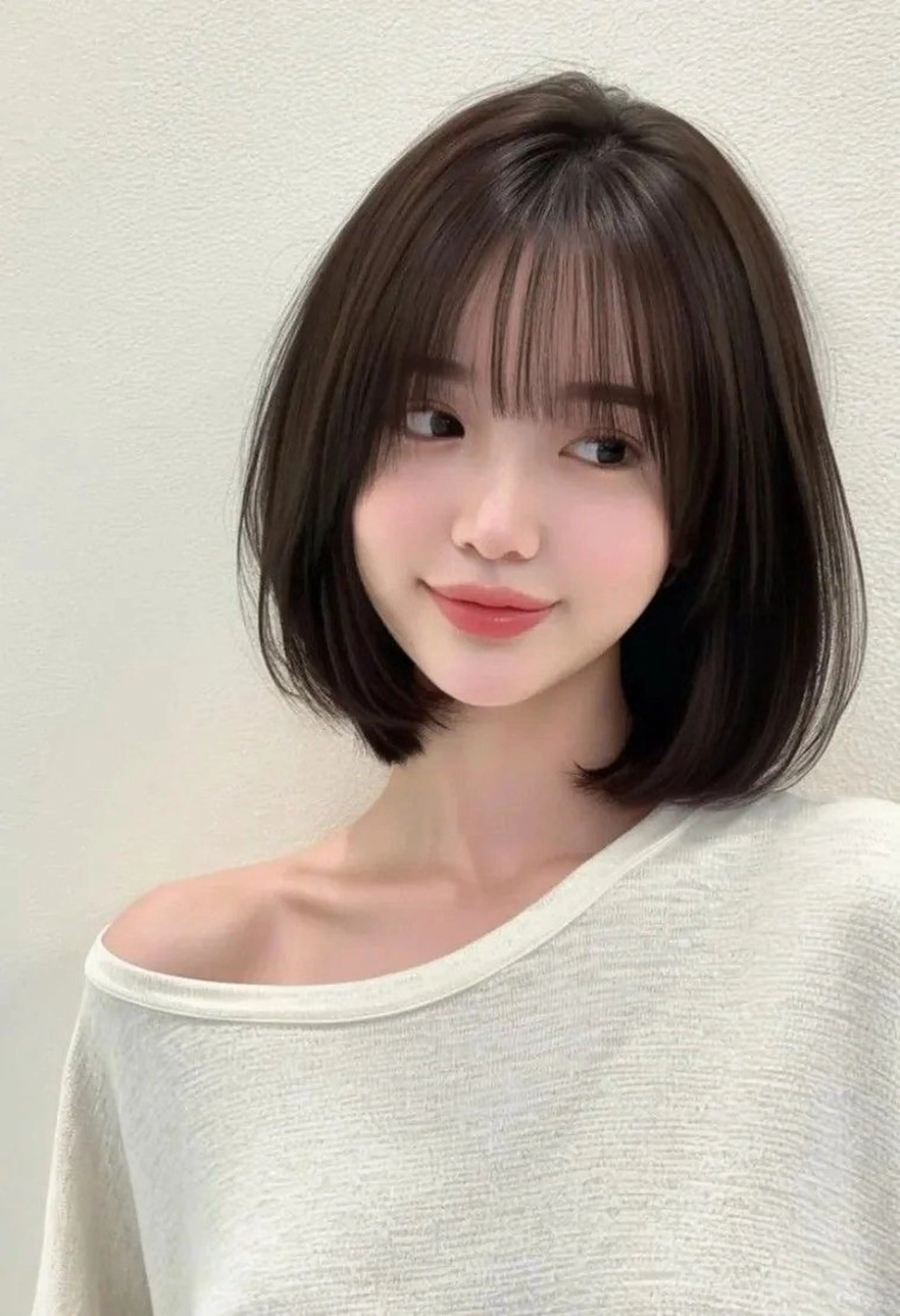 セミロング カット ヘアカラー 艶髪ハイトーン 💎yuuki💎のヘアスタイル
