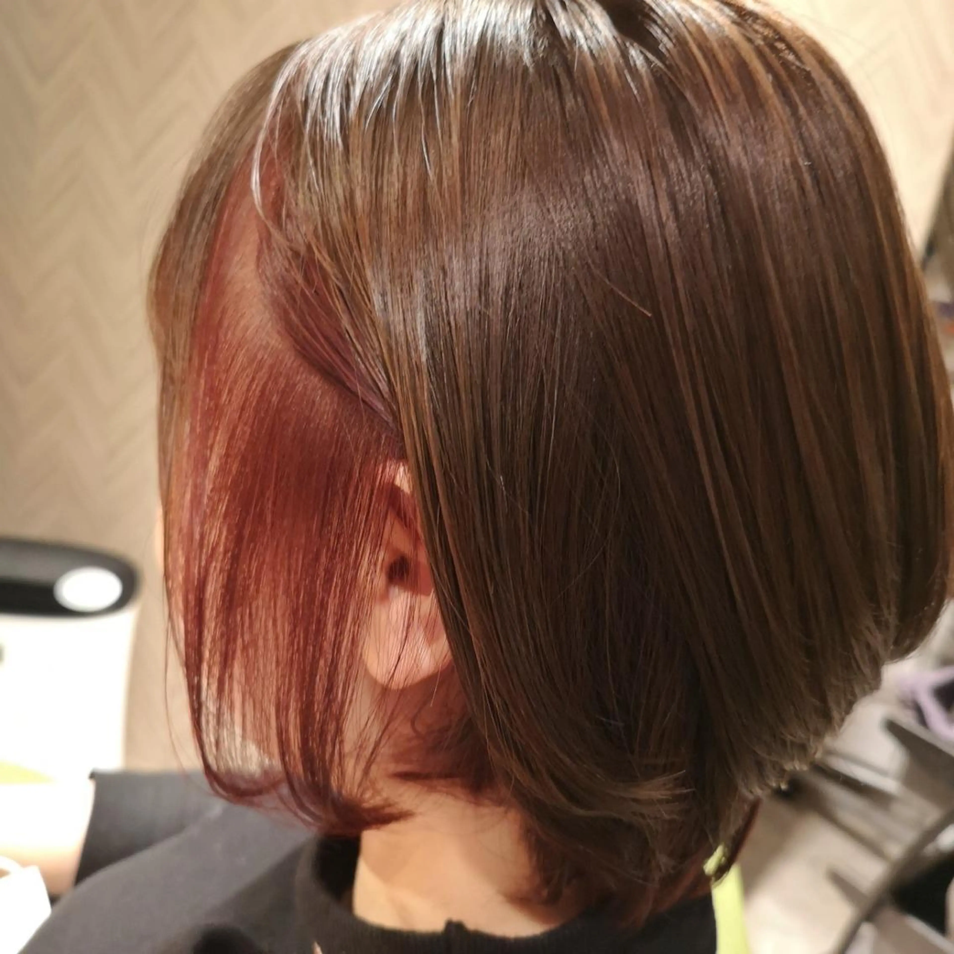 ショート カラー パーマ ヘアアレンジ バレイヤージュ ブリーチ ケアブリーチ デザインカラー ダブルカラー 【N°deseo】 吉祥寺のヘアスタイル