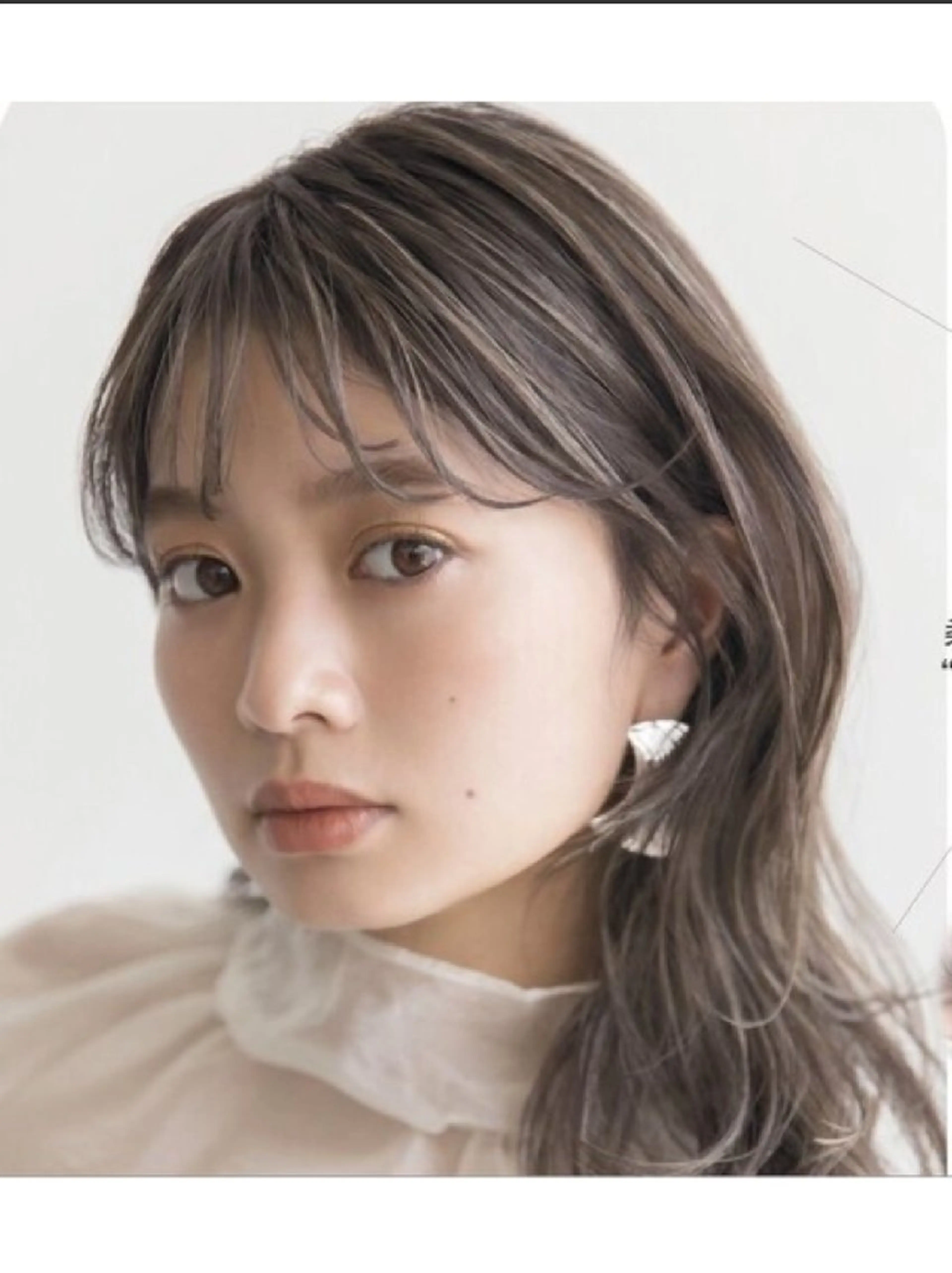 カラー ブリーチ 透明感カラー ダブルカラー 筒井 昭秀のヘアスタイル