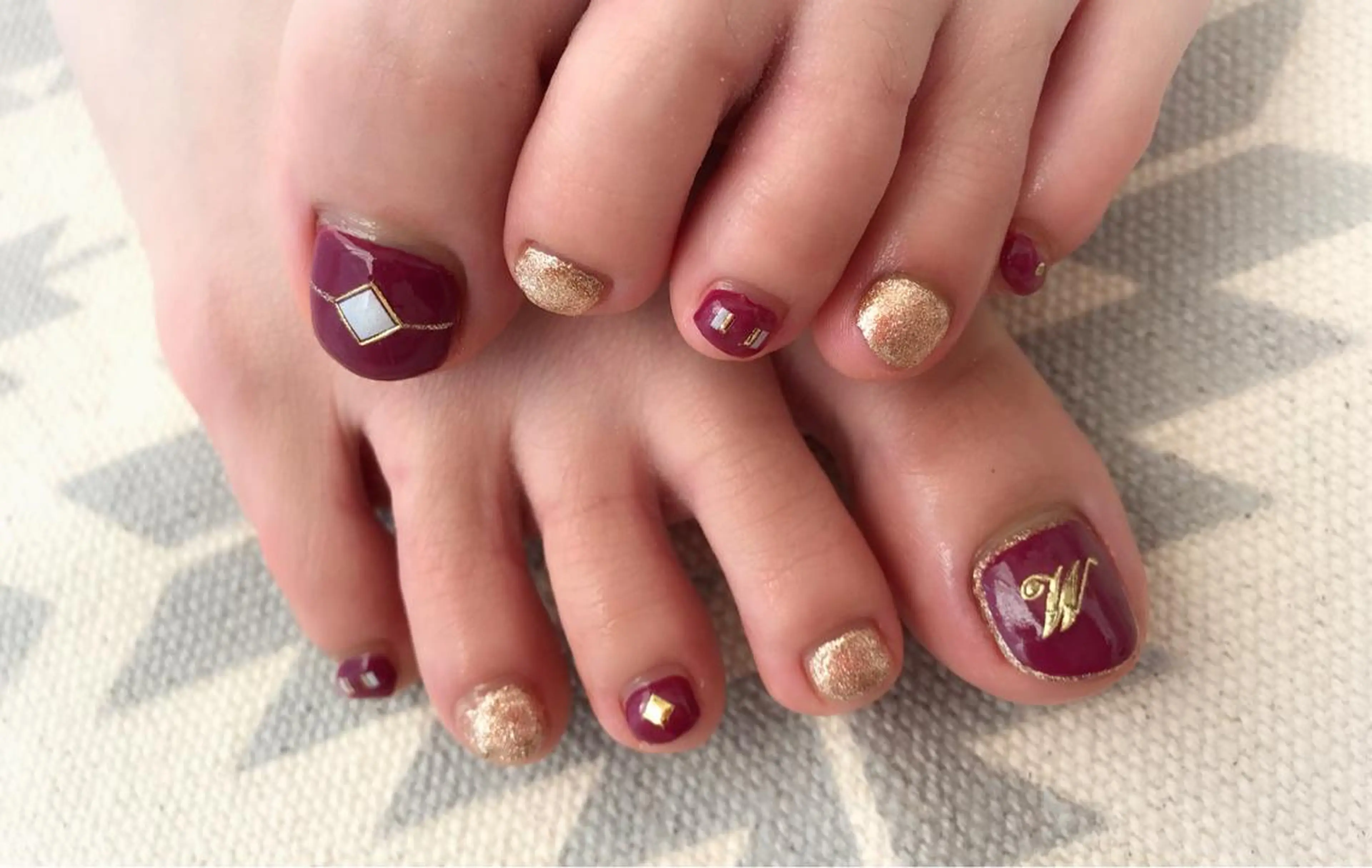 ネイル フットネイル エース ネイルのネイルデザイン