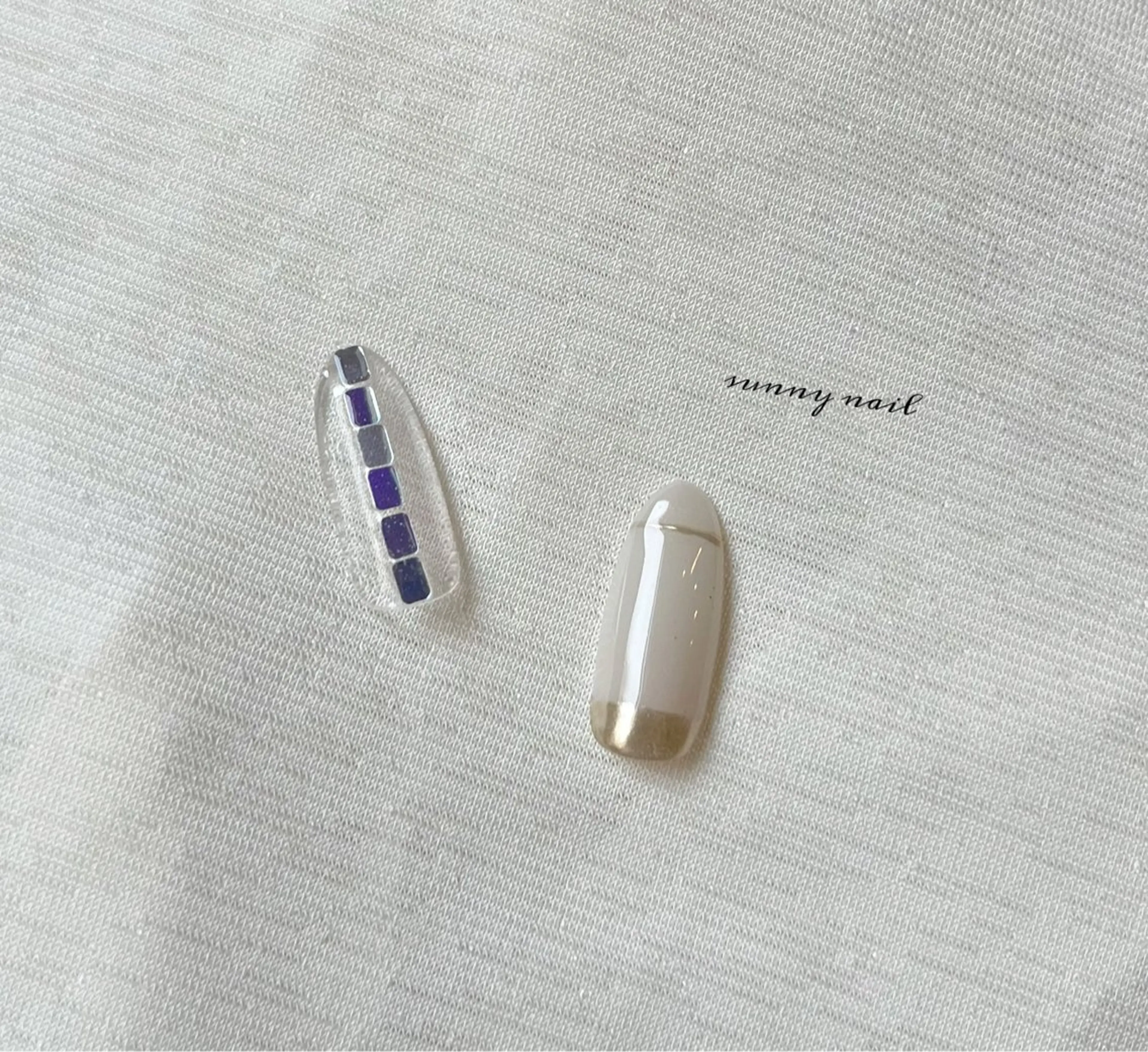 ネイル ジェルネイル ミラーネイル パラジェル sunny nailのネイルデザイン