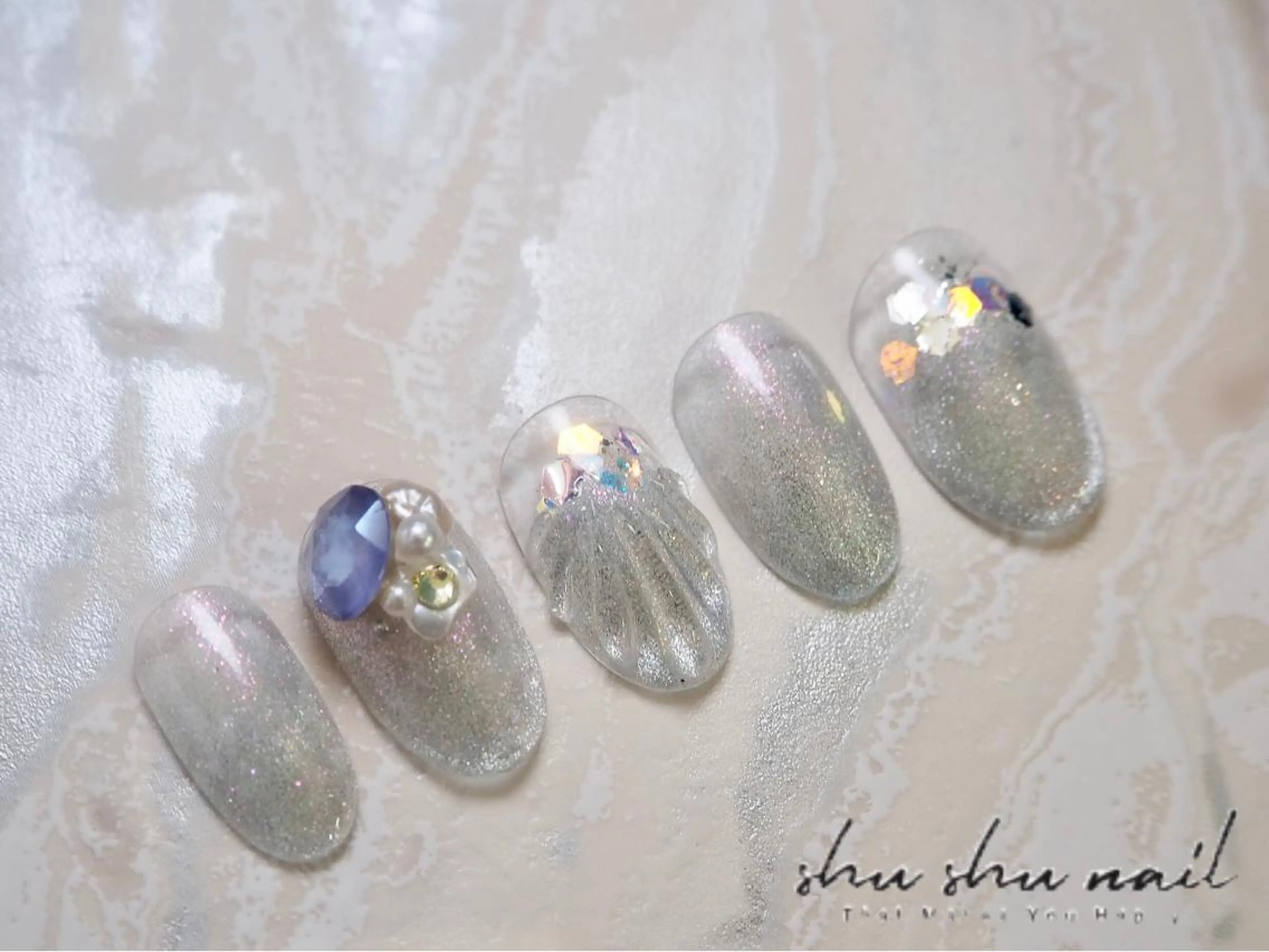 ネイル マグネットネイル 夏ネイル 和田 周子のネイルデザイン