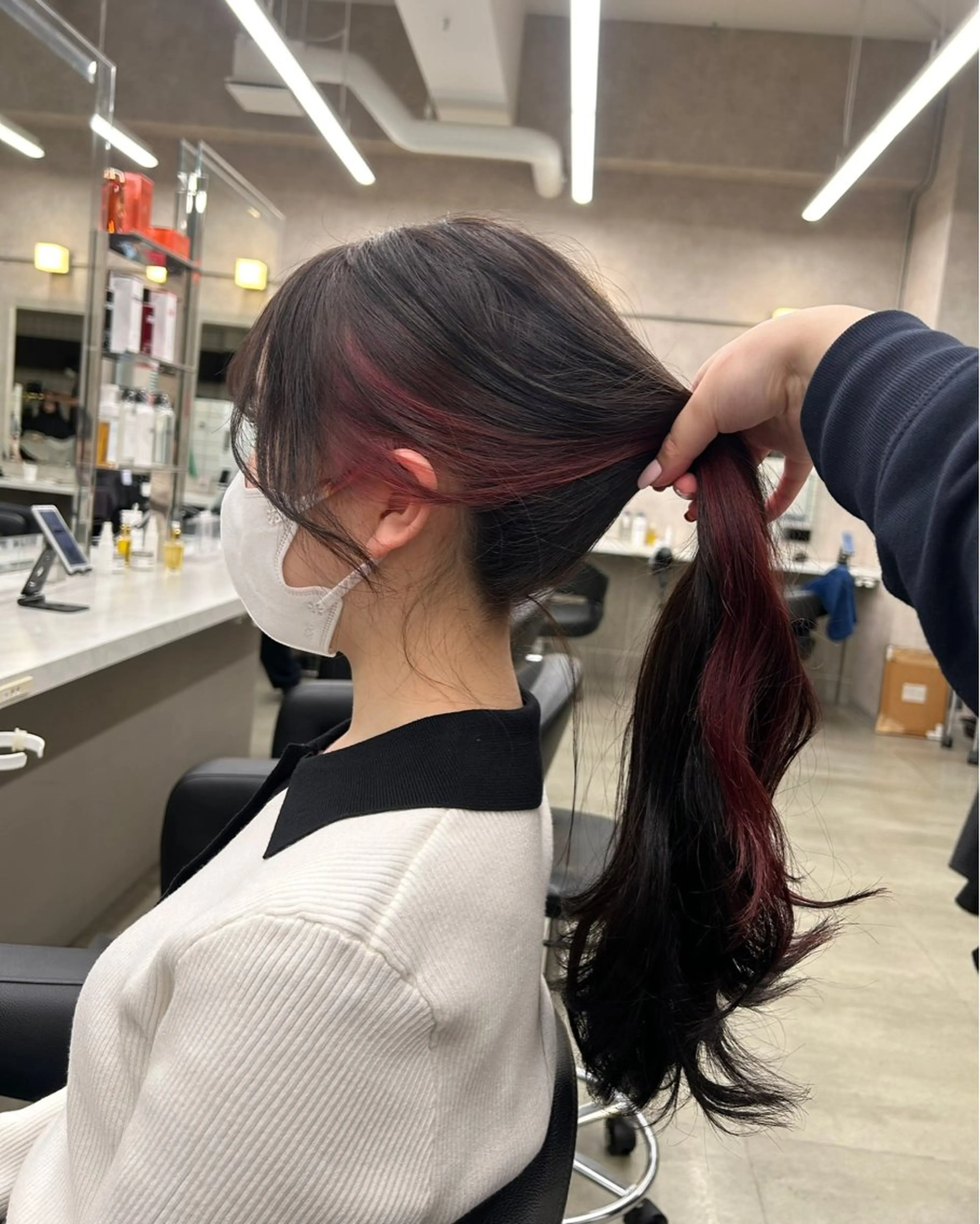 カラー ヘアカラー トリートメント 透明感ベージュ🤎 ナチュラルレイヤーのヘアスタイル