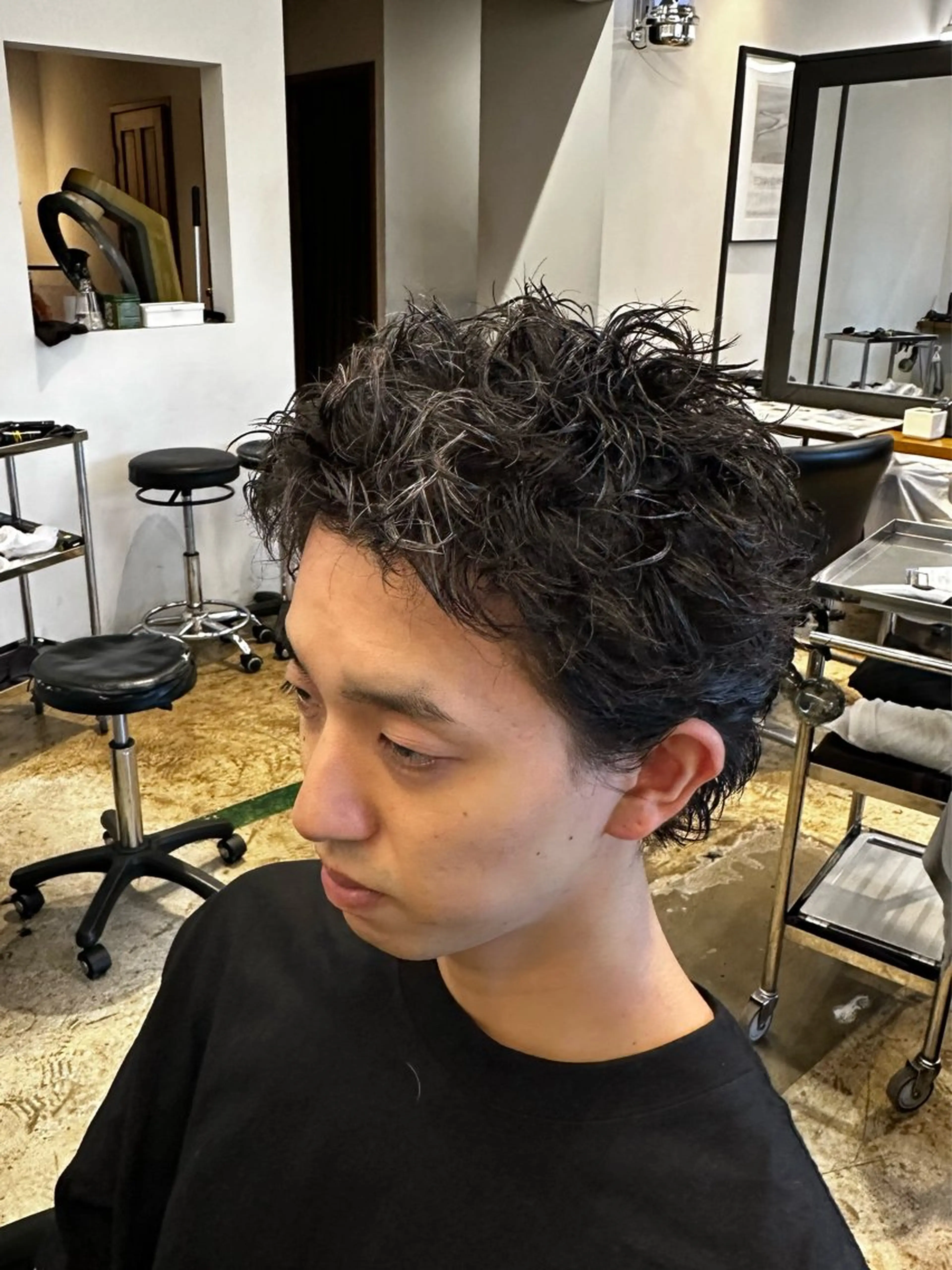 ショート パーマ メンズ メンズパーマ スパイキーショート ショートヘア 圧倒的メンズ技術✨ /和田有葵のヘアスタイル