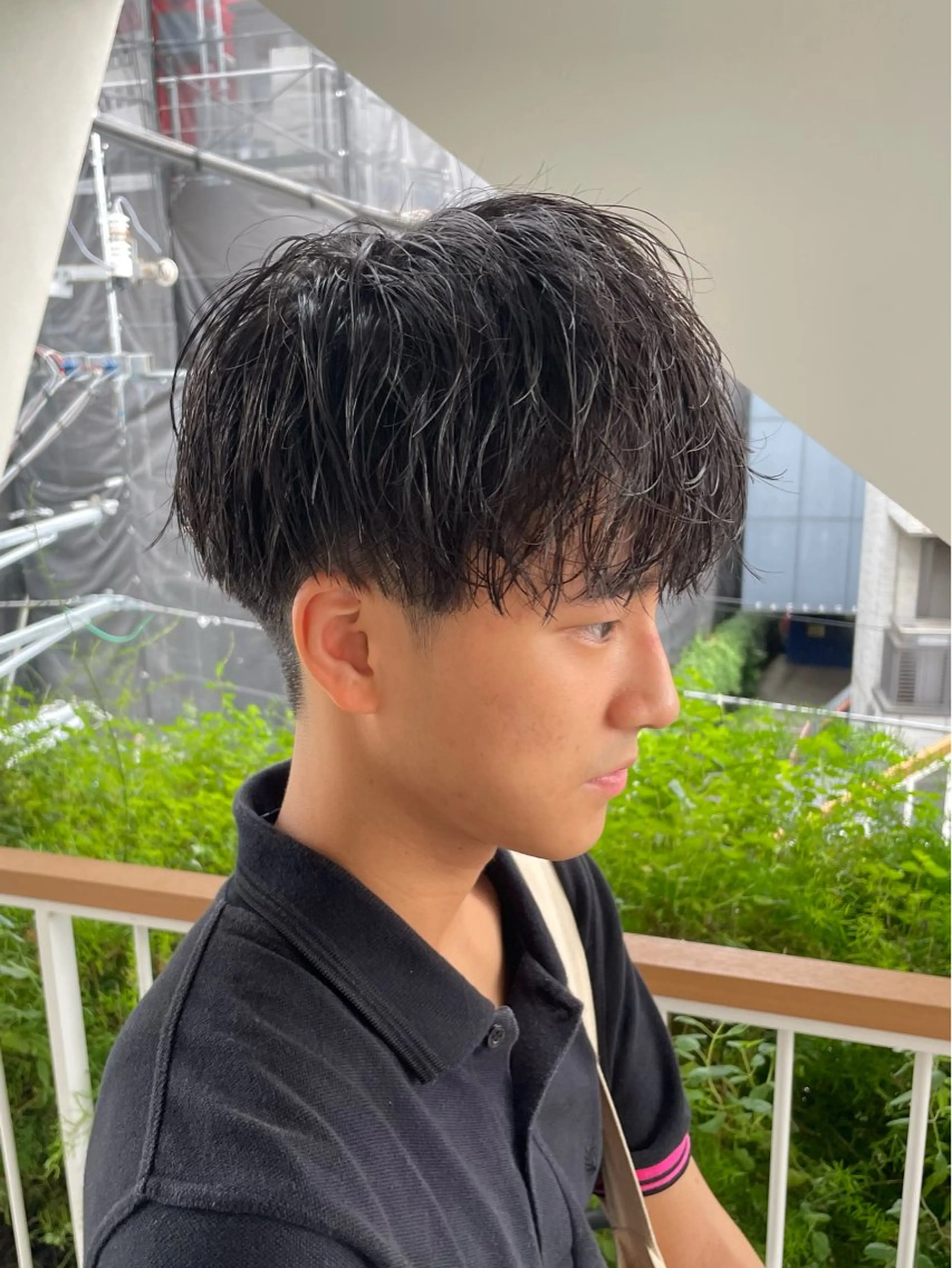 メンズ カット メンズモテパーマ💙 fuwaのヘアスタイル