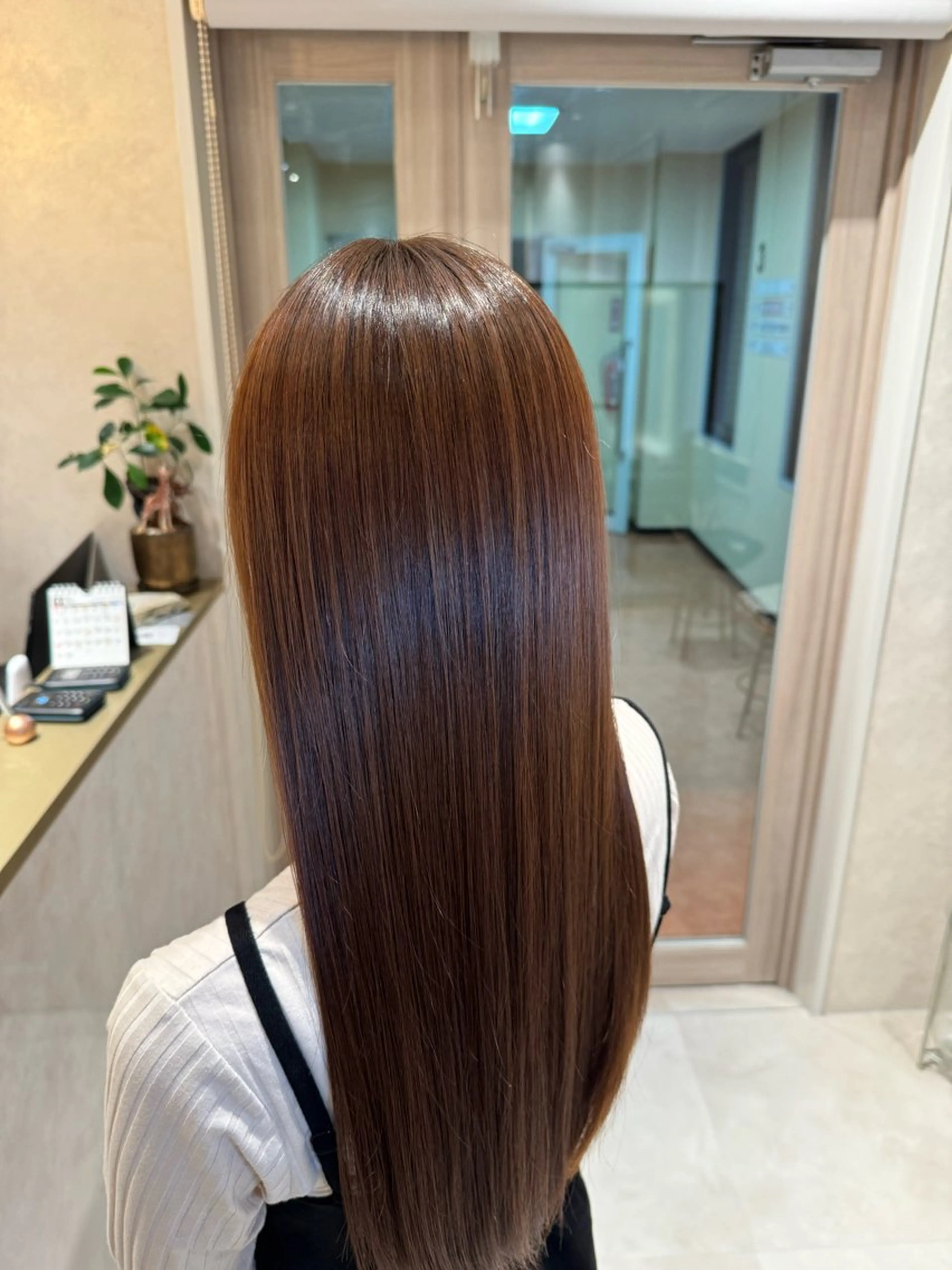 ロング カラー 髪質改善ヘアエステ miyuのヘアスタイル