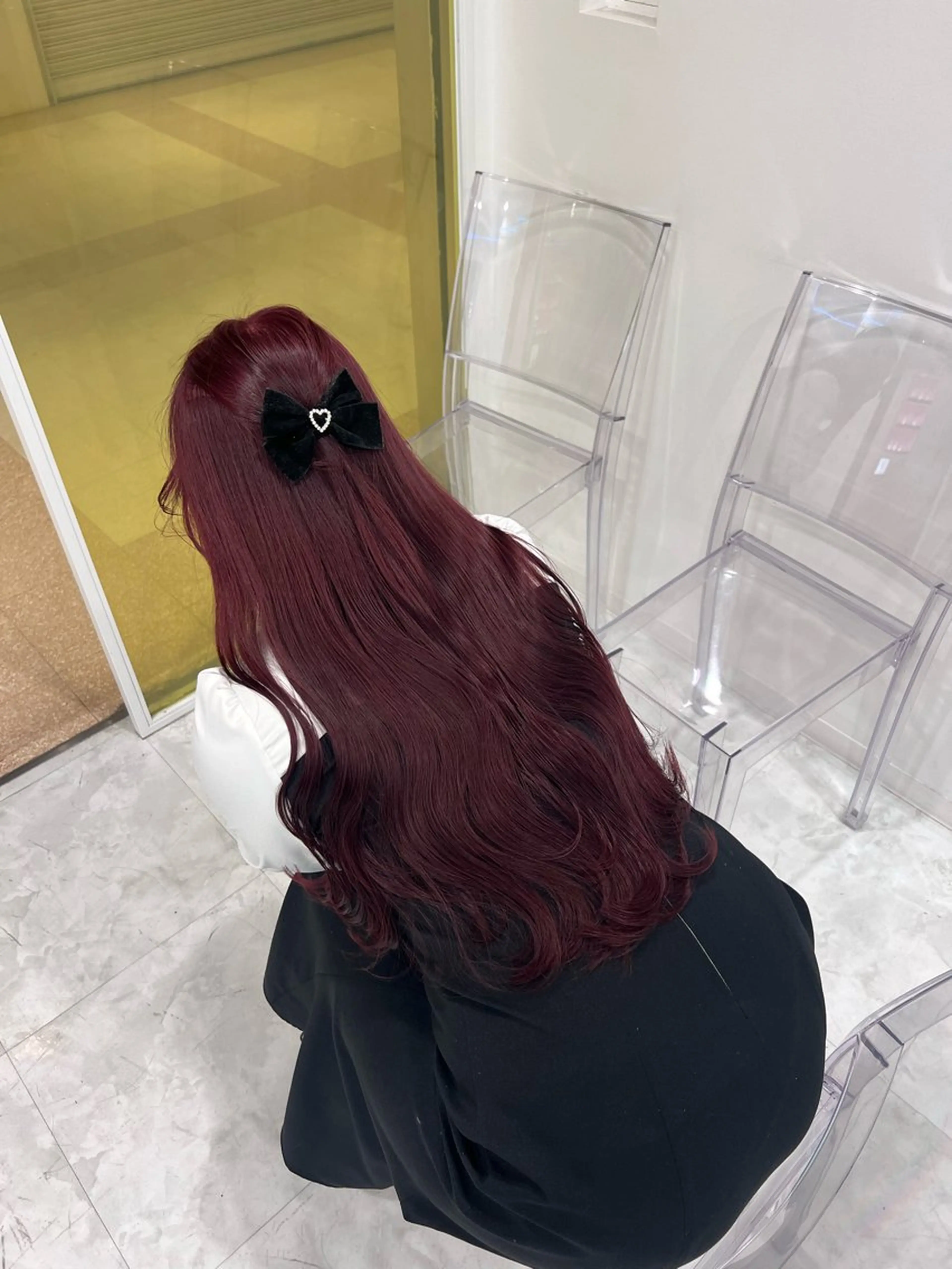 ロング カット ヘアカラー ブリーチなし透明感 カラー/MISANOのヘアスタイル