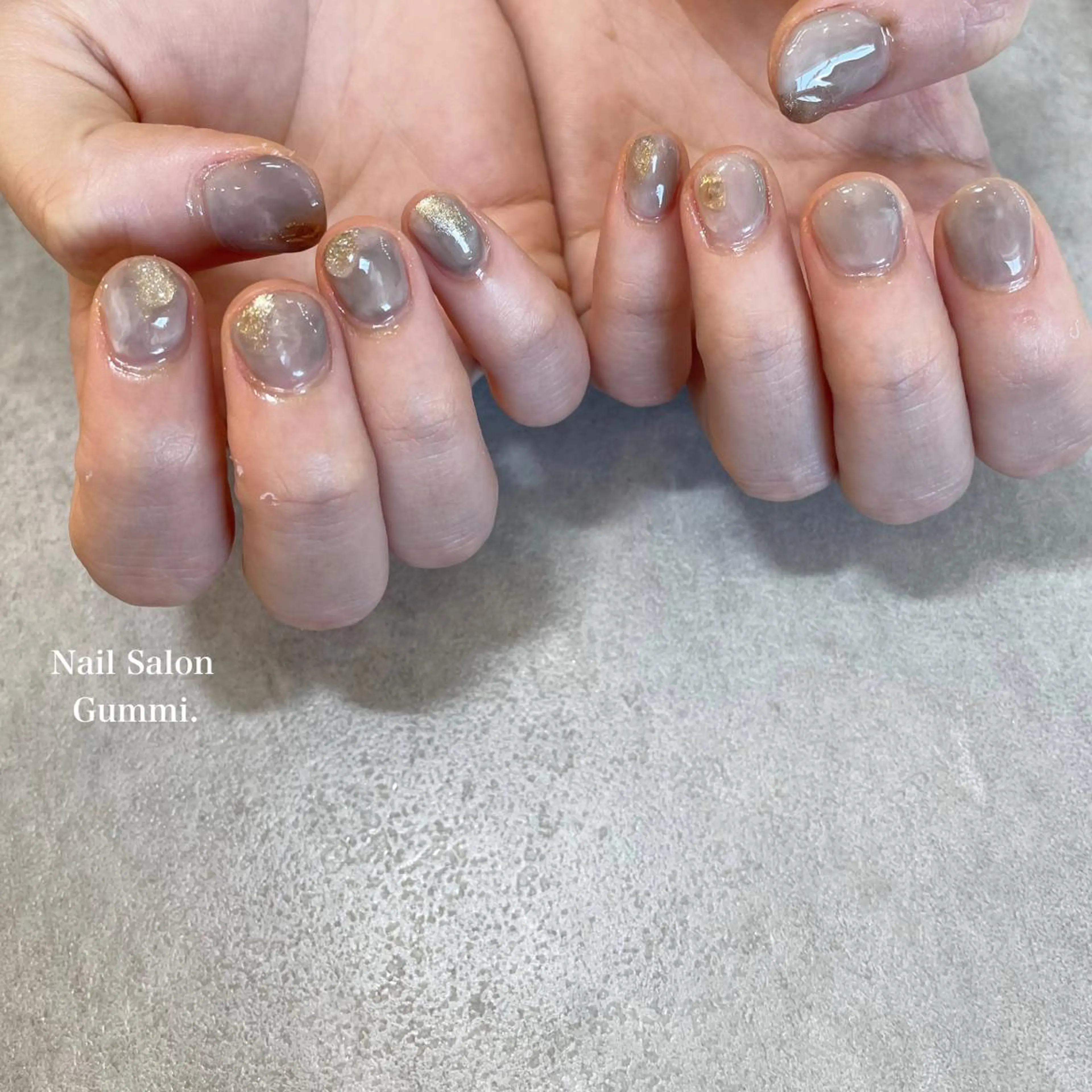 ネイル ニュアンスネイル ショートネイル Nail Salon Gummi.のネイルデザイン