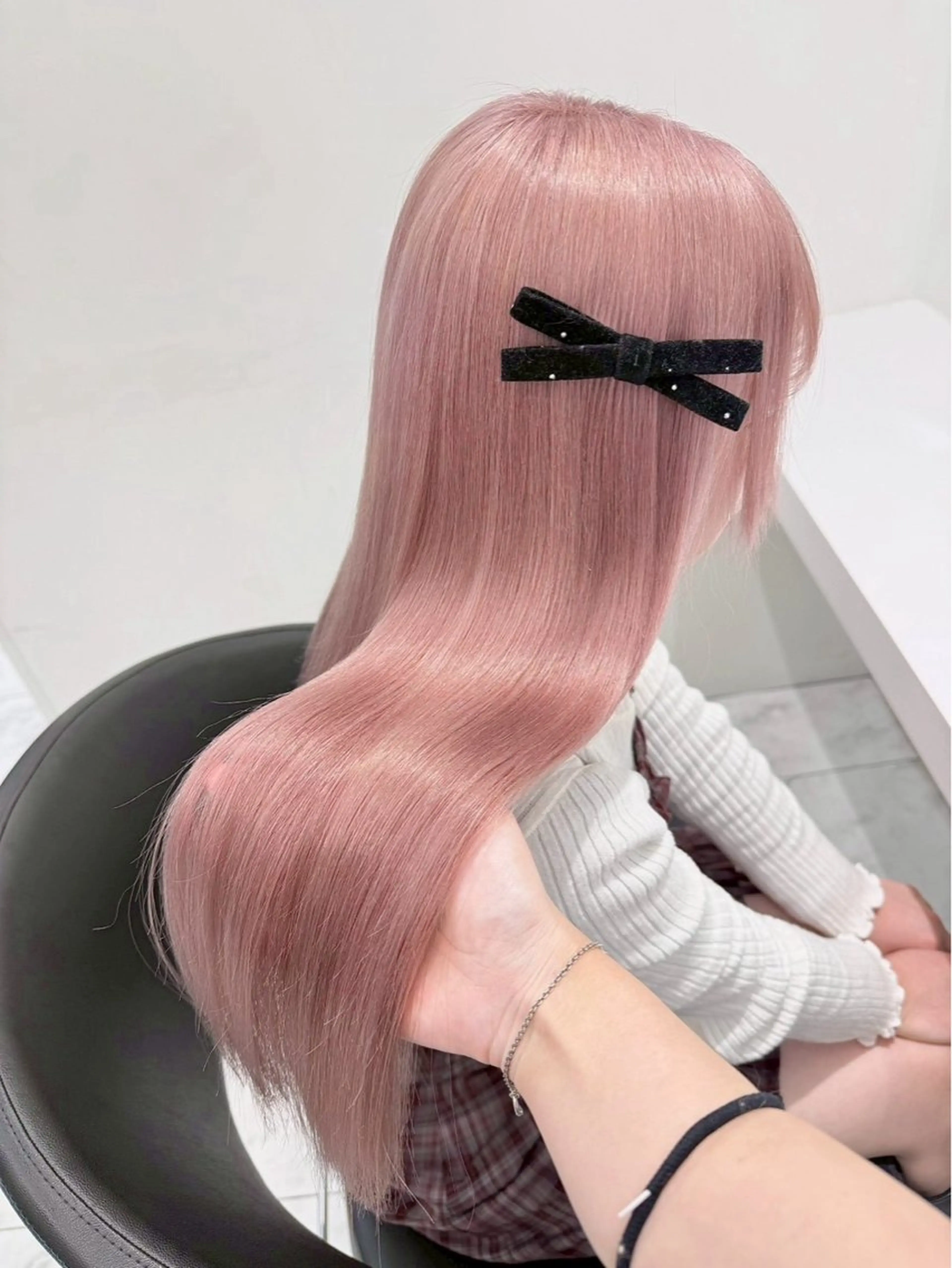 ロング カラー ブリーチ 透明感カラー ハイトーンカラー ハイトーンカラー💞 くるみ🎀のヘアスタイル