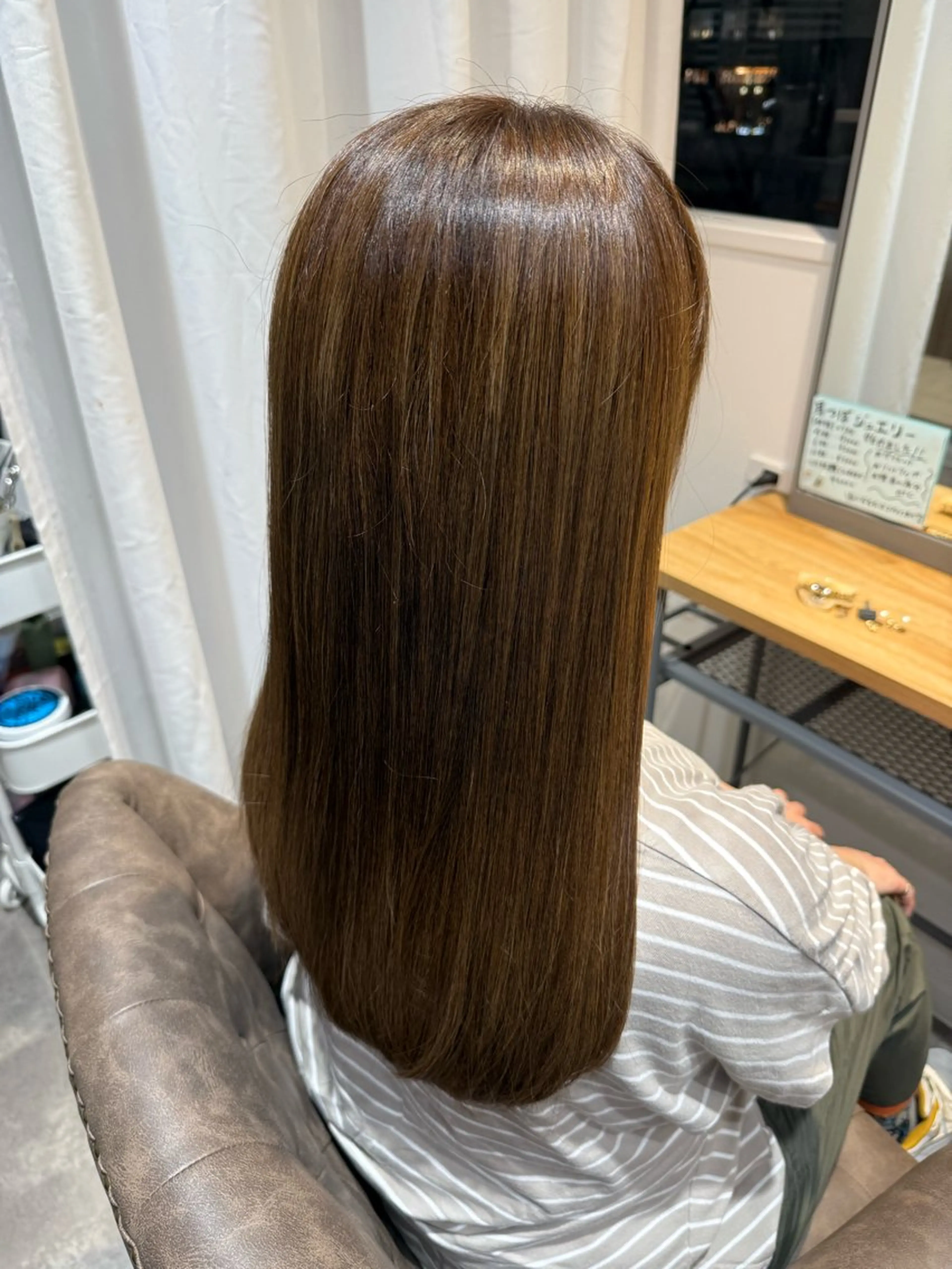 ロング 髪質改善 カット 縮毛矯正 トリートメント TAKA 【髪質改善】のヘアスタイル
