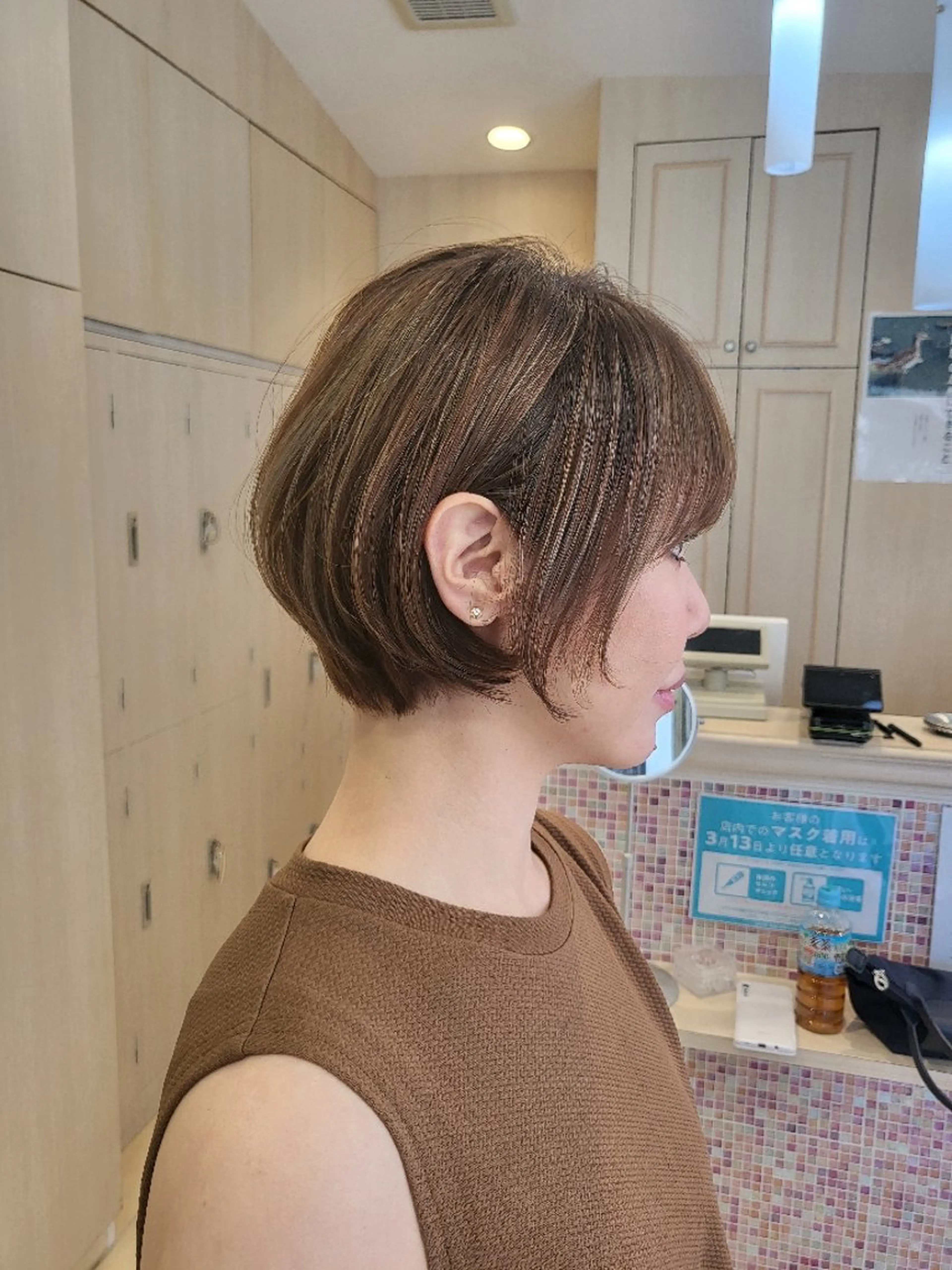 ショート カラー 社内カット講師・店長 菅原賢一のヘアスタイル