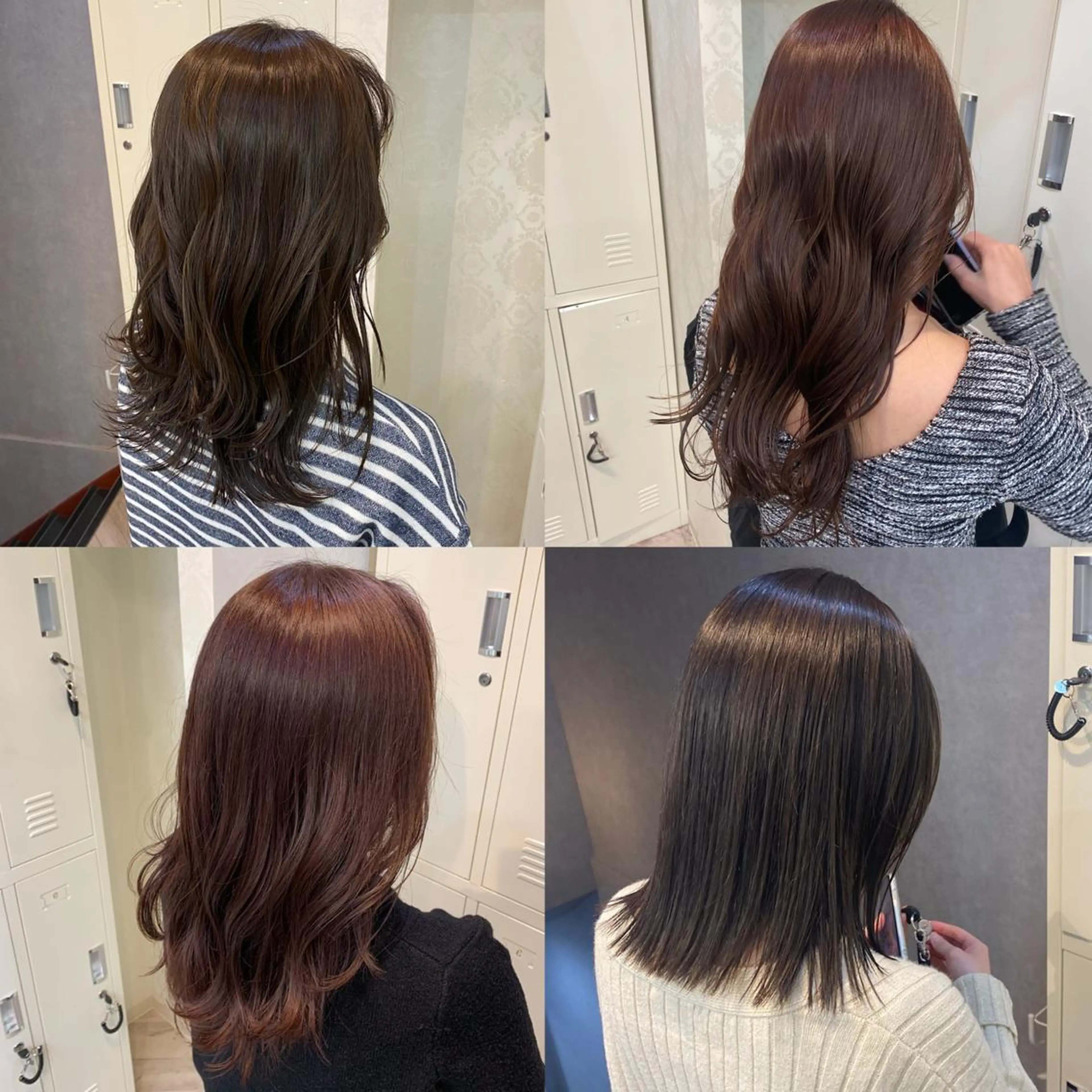 ミディアム アッシュ ピンクブラウン ココロ☀️ CLUTCH天王寺店のヘアスタイル