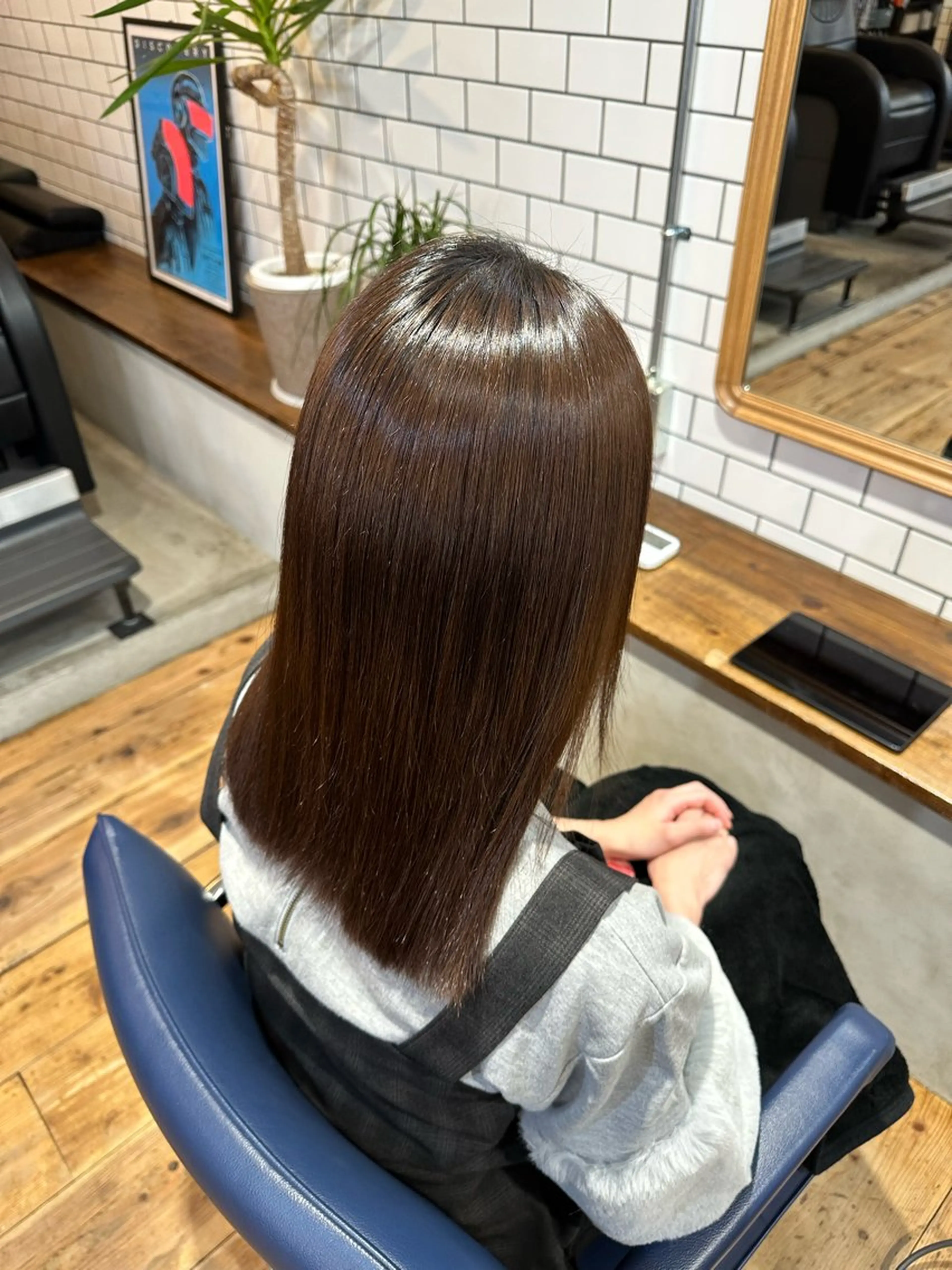 ミディアム 縮毛矯正＆髪質改善 特化/ゆいのヘアスタイル