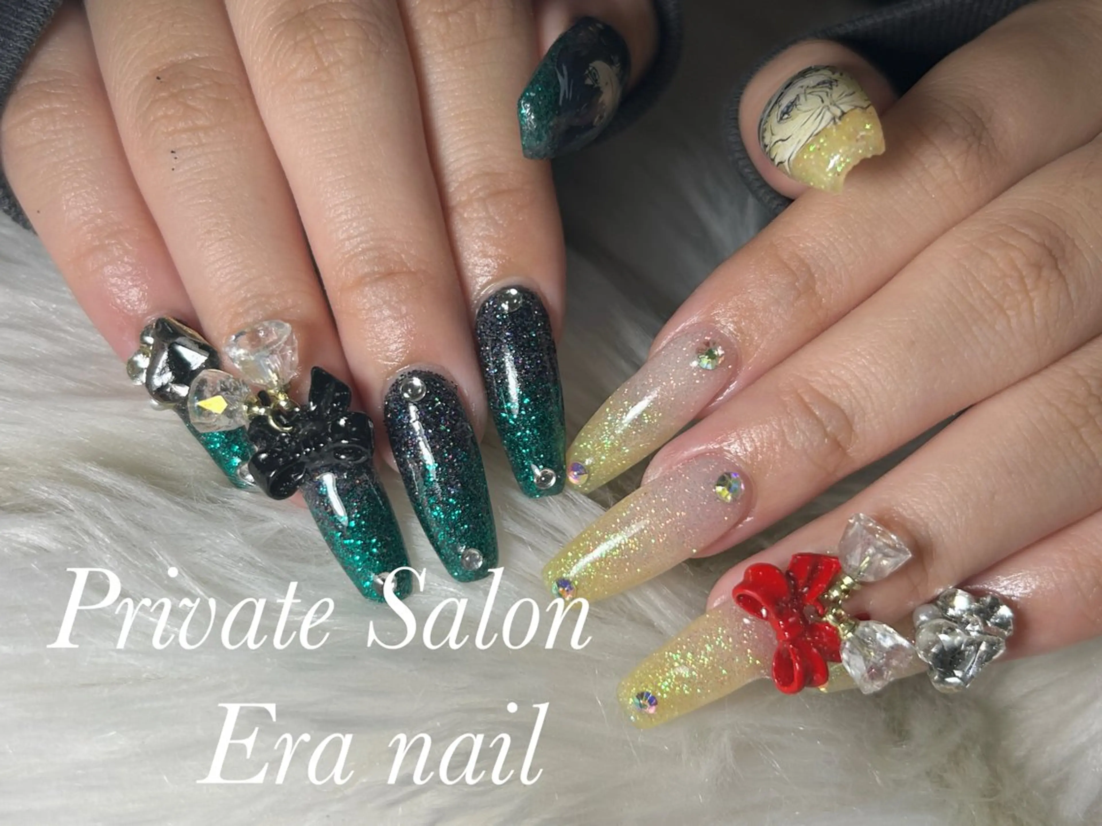 ネイル スカルプネイル ハンドネイル Era nailのネイルデザイン