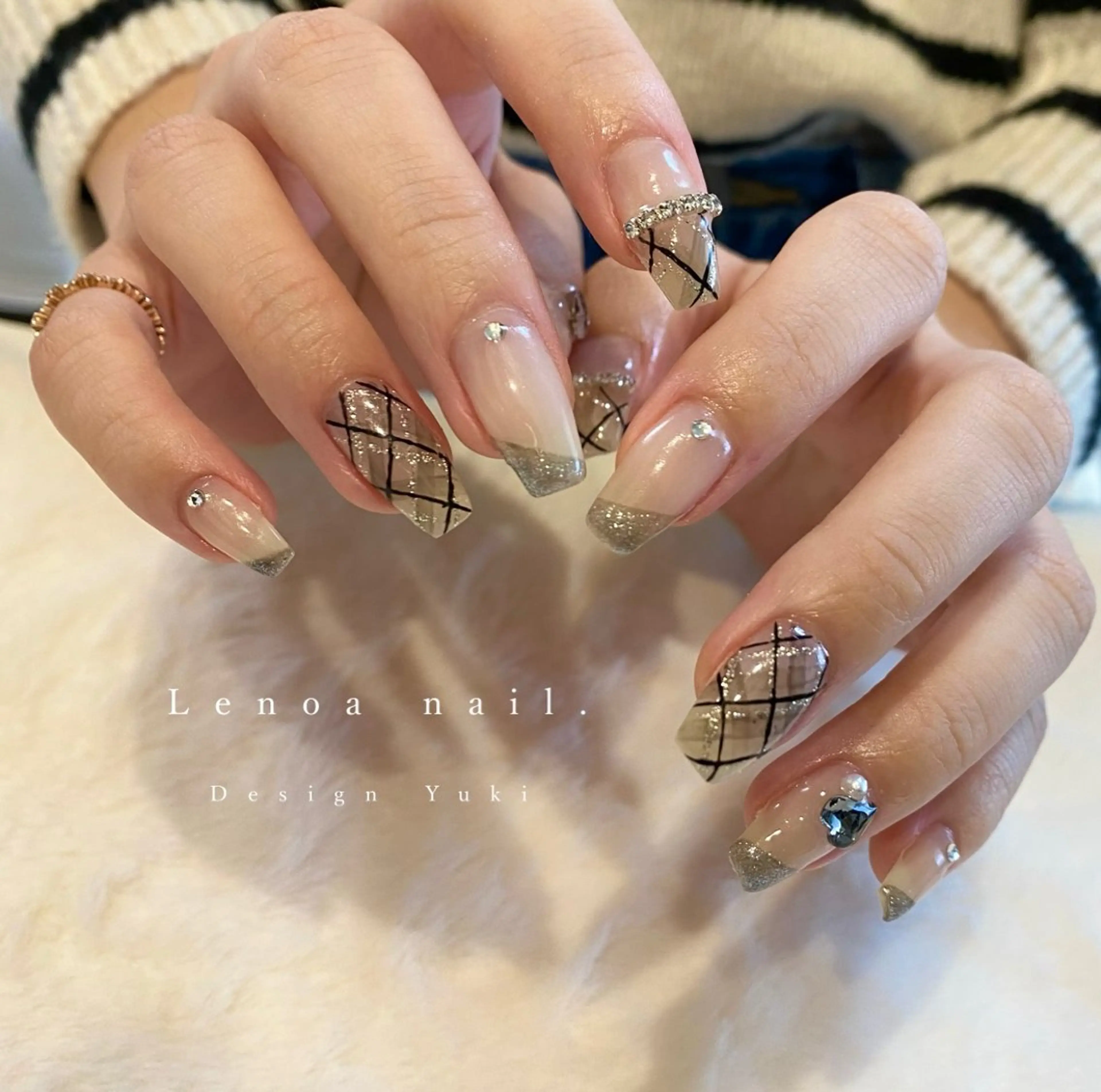 ネイル ハンドネイル Lenoa Yukiのネイルデザイン