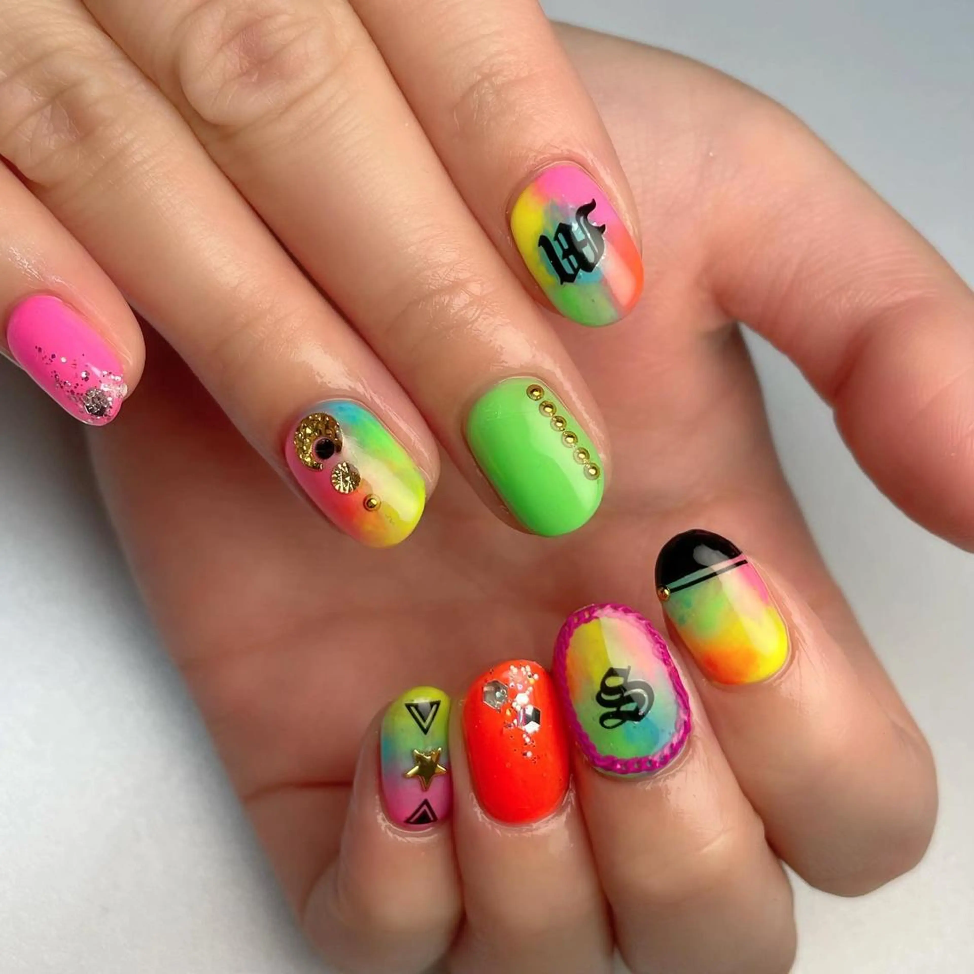 ショート ネイル 下妻ネイルサロン/ パラジェルのネイルデザイン