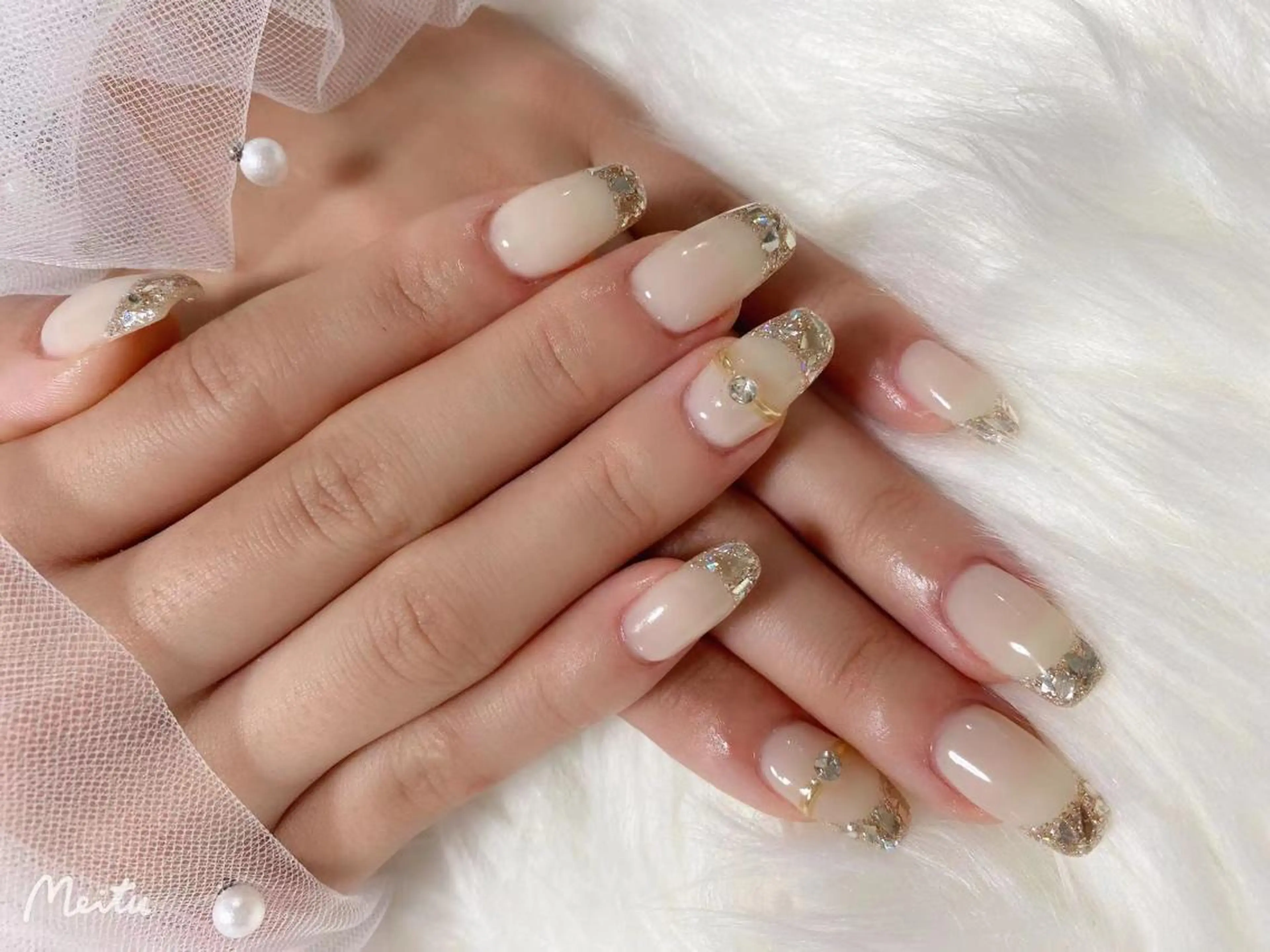 ネイル 成人式 COCO ネイルのネイルデザイン