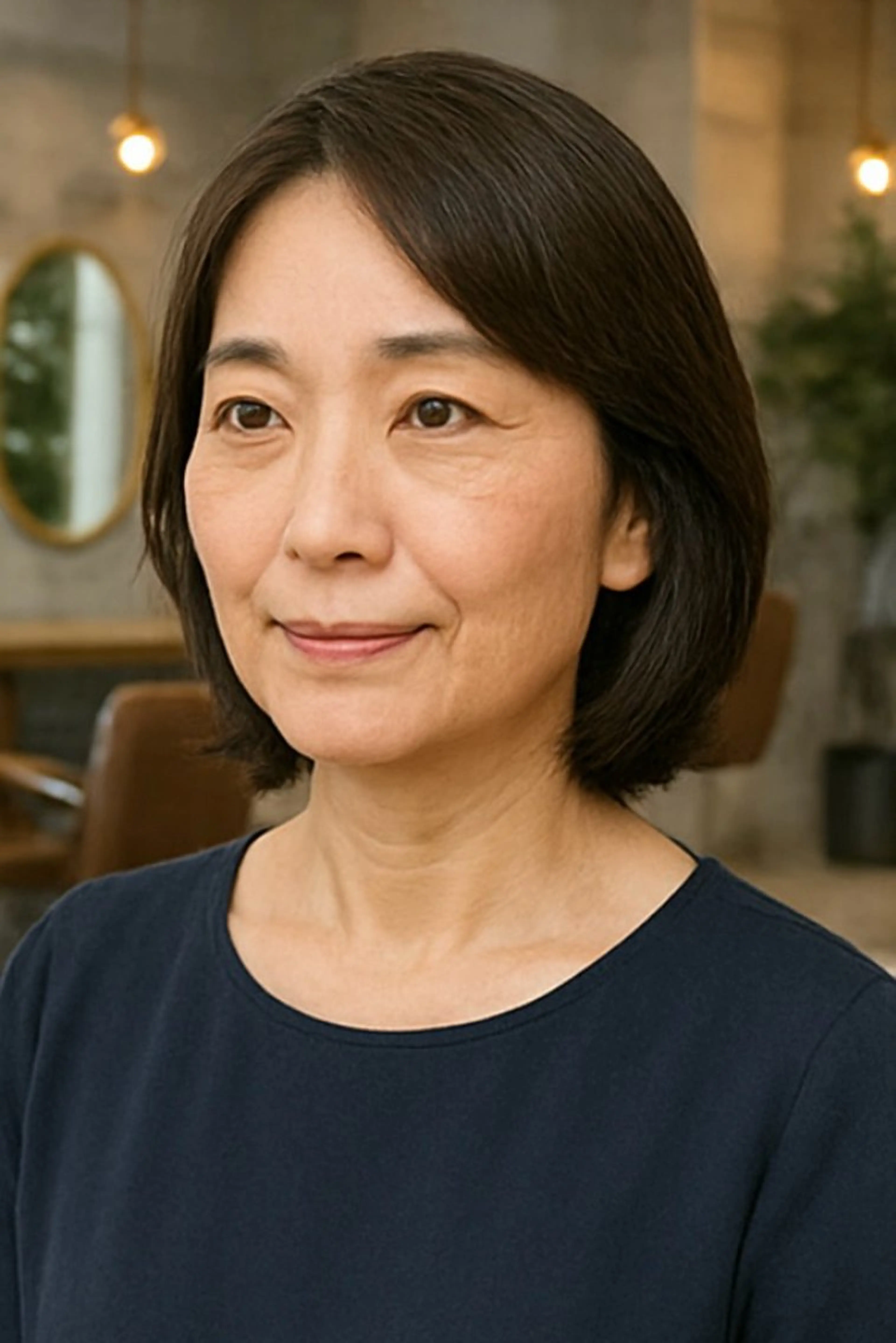 ミディアム ヘアカラー トリートメント 髪質改善/マツパ 垢抜け透明カラー衣笠のヘアスタイル