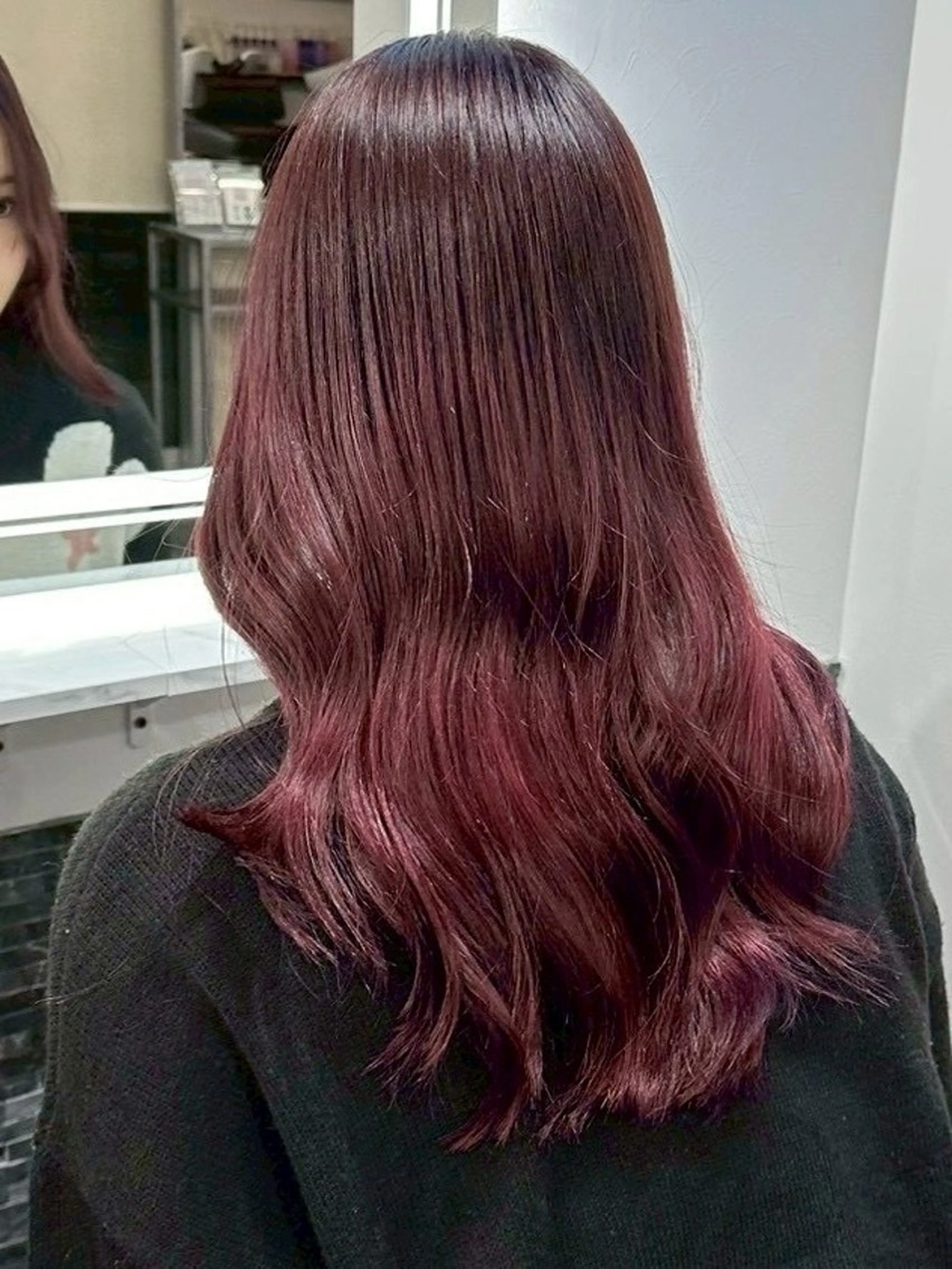 ミディアム ヘアカラー トリートメント 髪質改善/美髪矯正 /高田馬場/Renのヘアスタイル