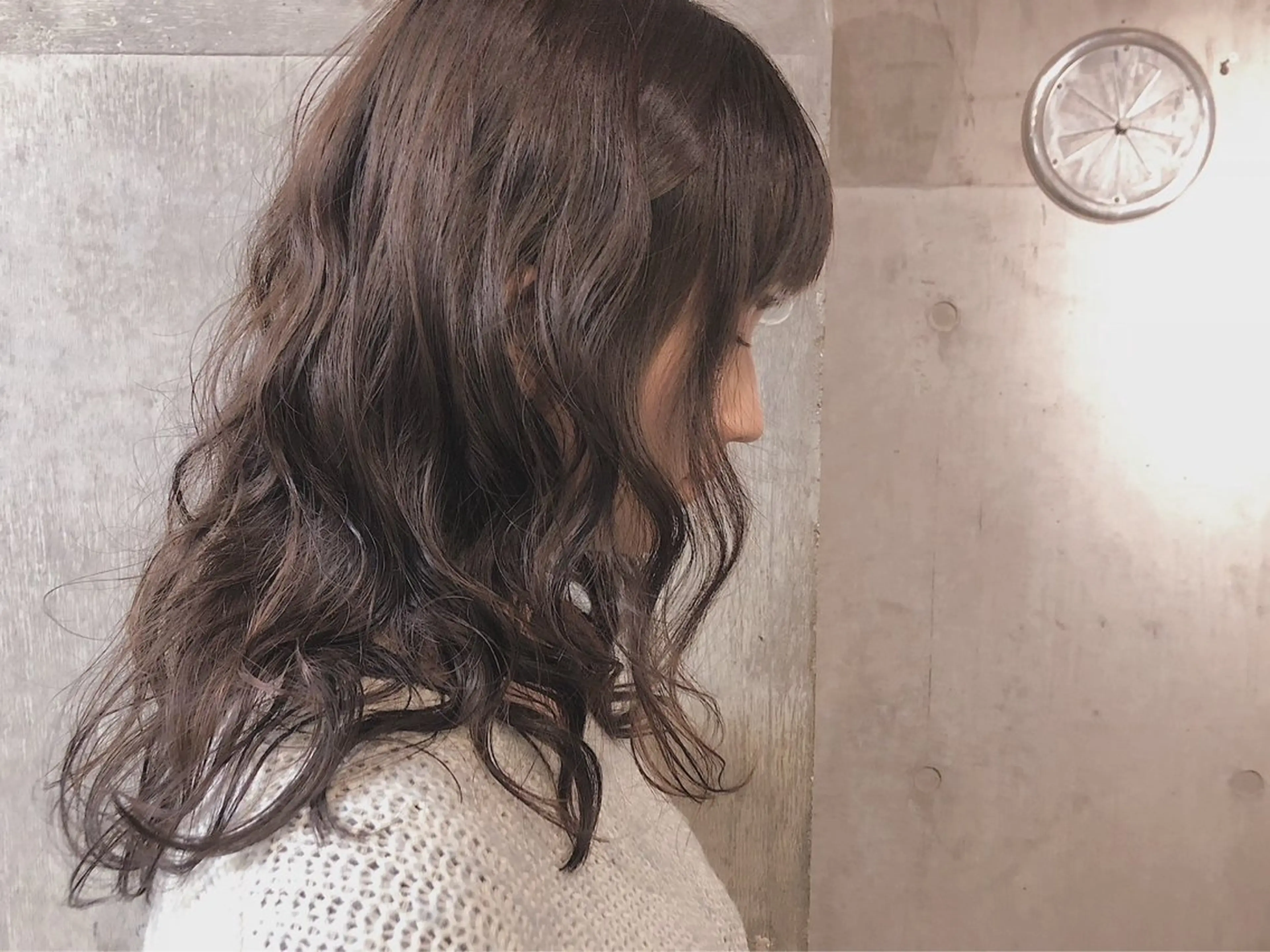 ロング 土田かほ/本日🈳 透明感カラー🍃のヘアスタイル