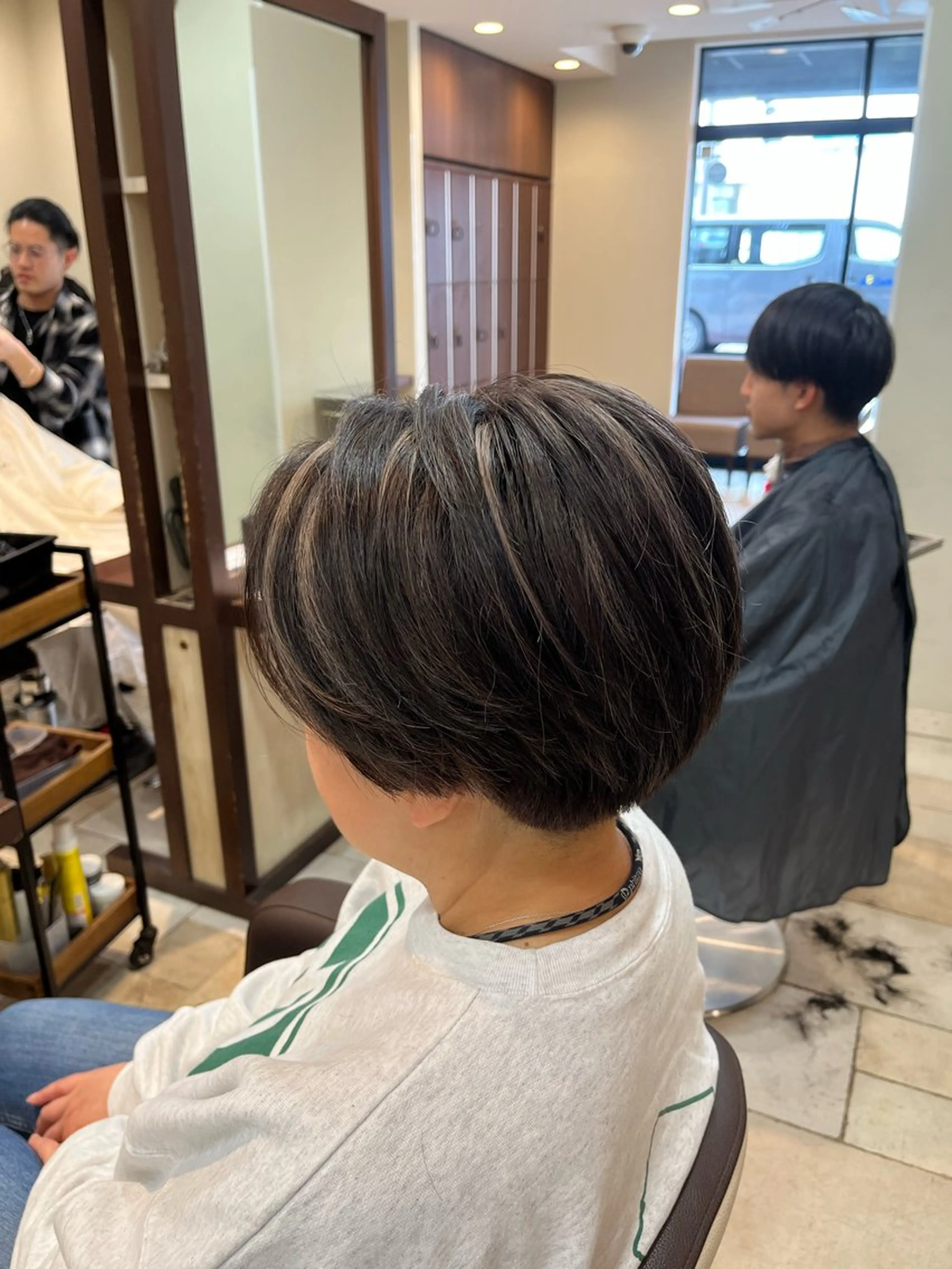 ショート カラー 大人透明感艶カラー 寺田稜のヘアスタイル