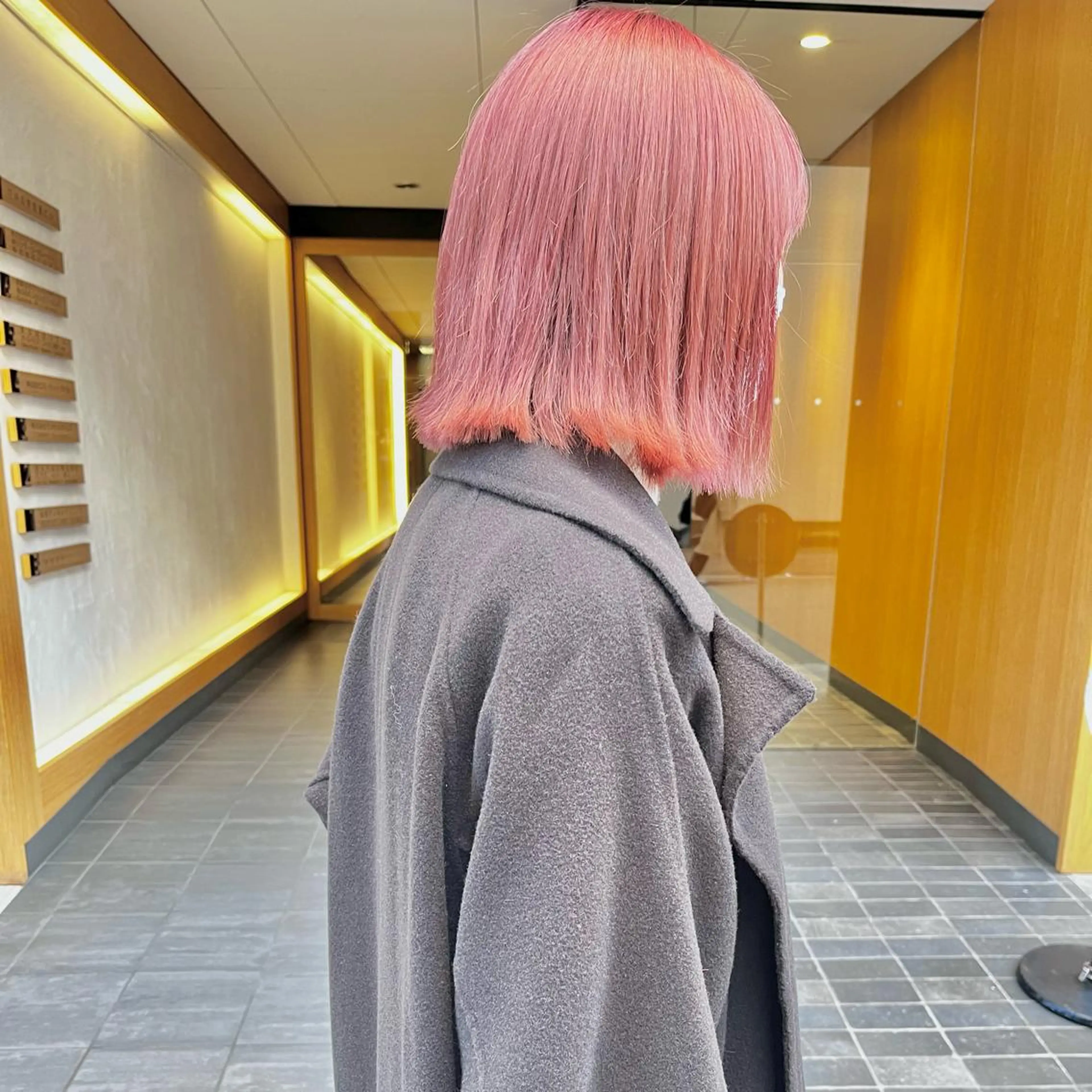 ミディアム カラー 堺 鳳 ママ美容師 yukariのヘアスタイル