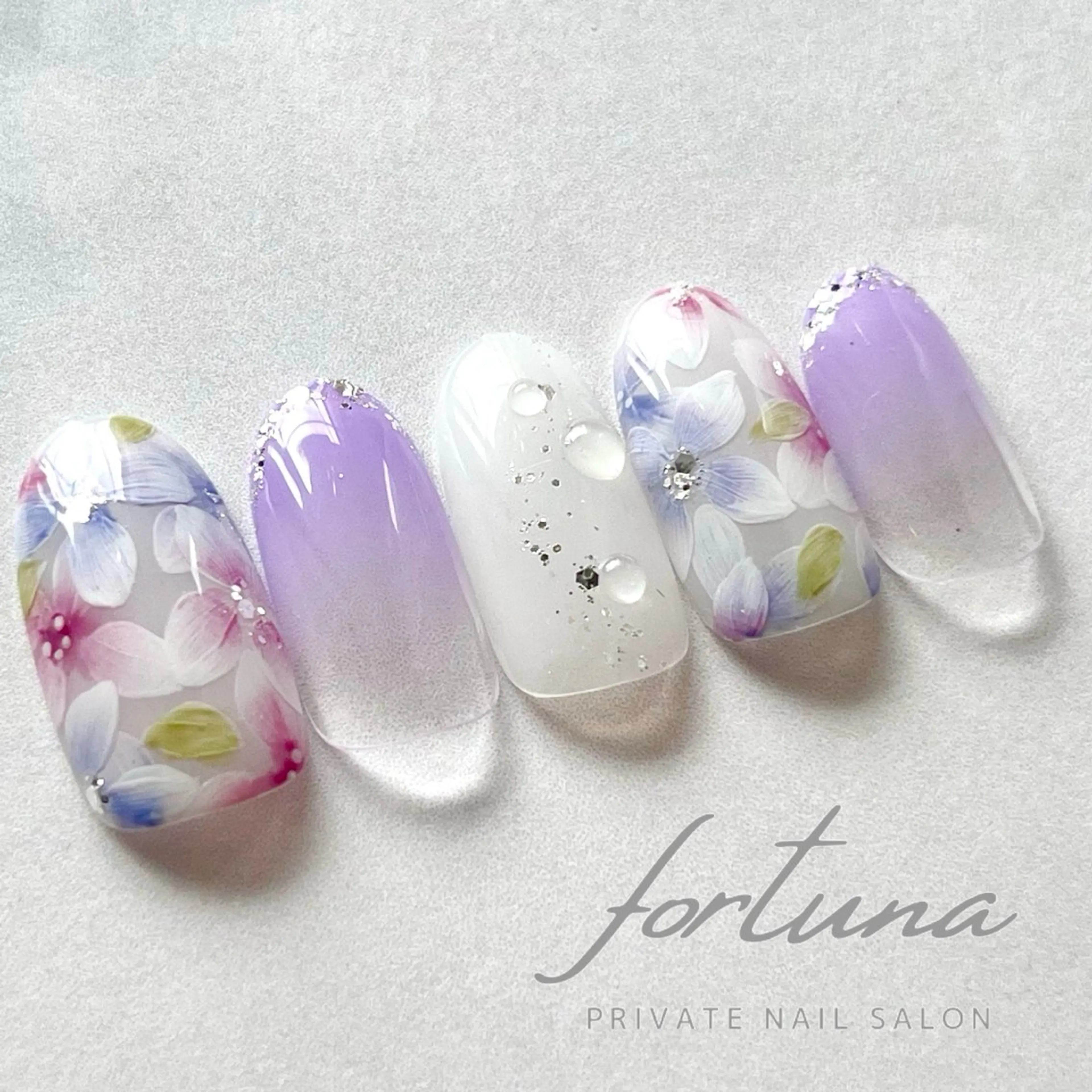 ネイル ジェルネイル パラジェル ハンドネイル fortuna 武藤裕美のネイルデザイン