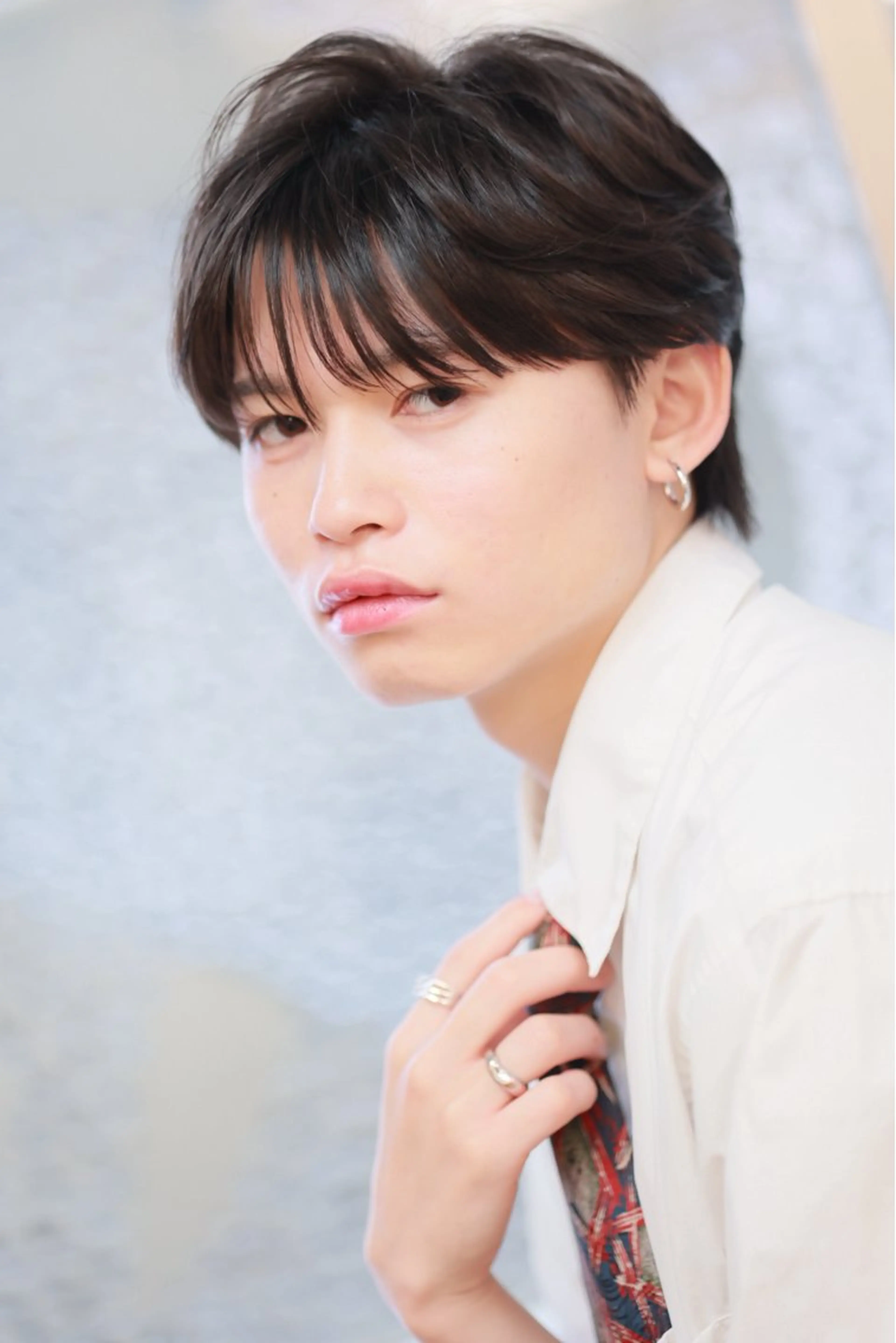 ショート カット ヘアカラー ヘッドスパ 頭から整える美容師 松田のヘアスタイル