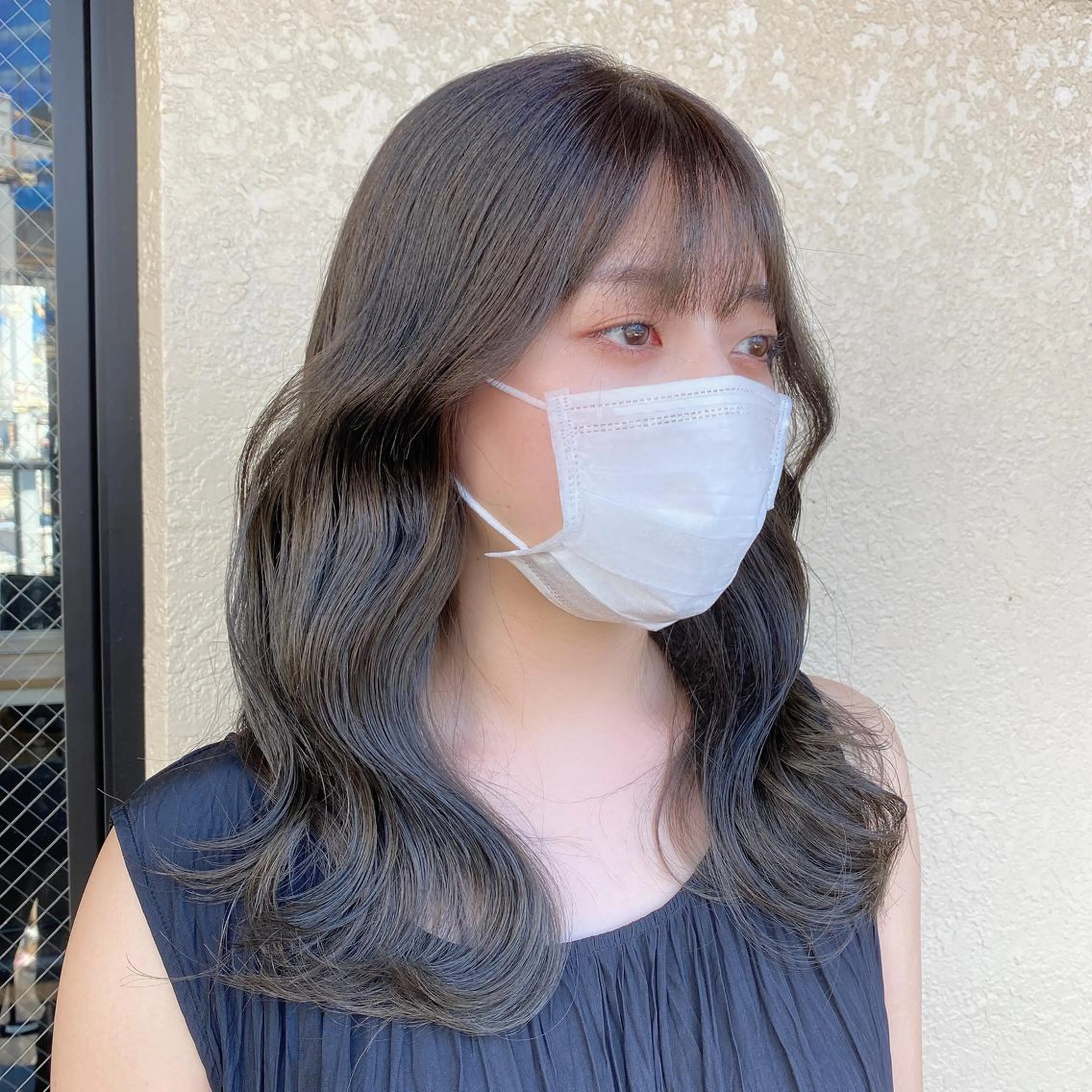 セミロング カラー 韓国レイヤー/ 顔周り💕田中将吾のヘアスタイル