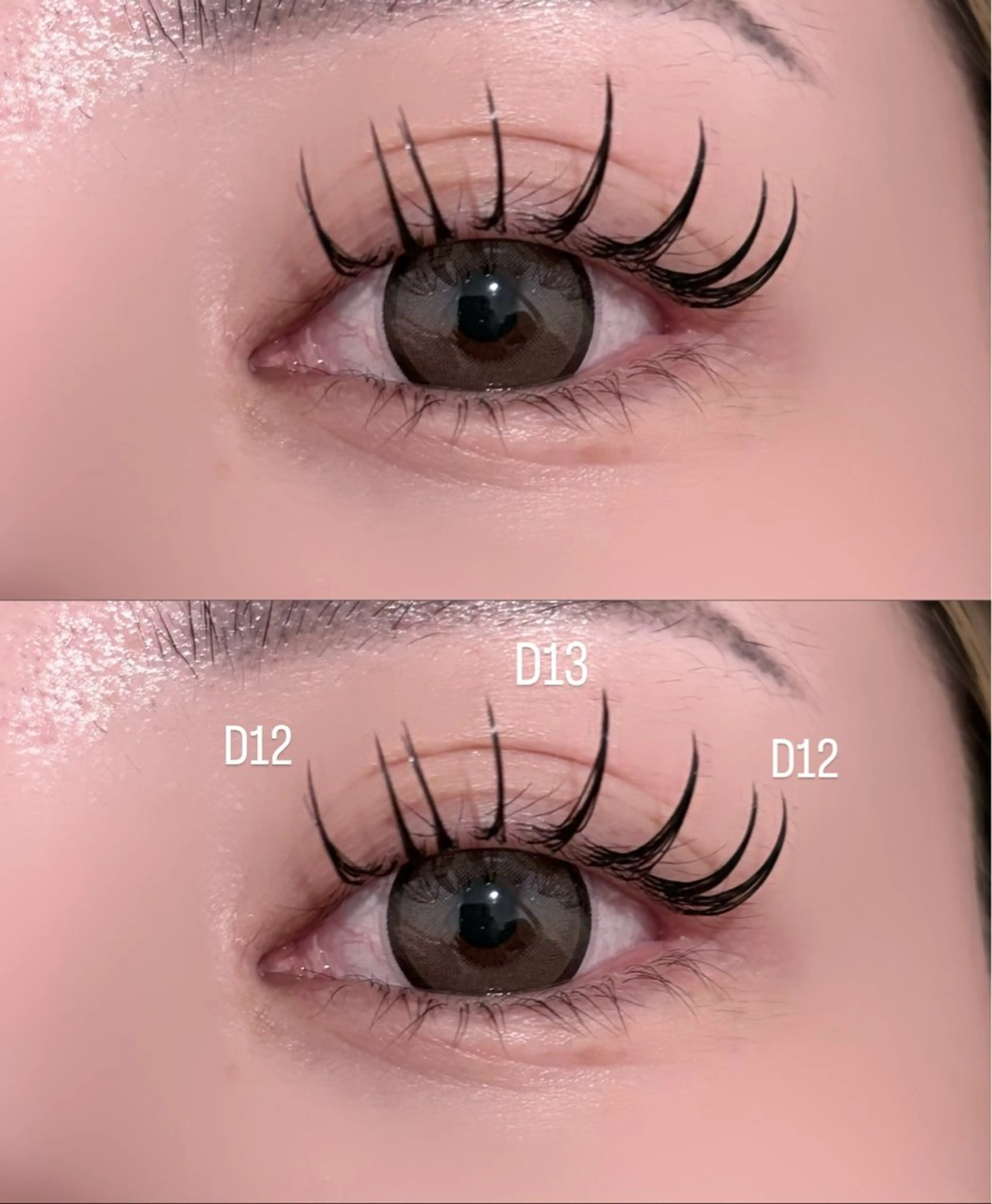 マツエク・マツパ フラットラッシュ meRK manamiのマツエク・マツパデザイン