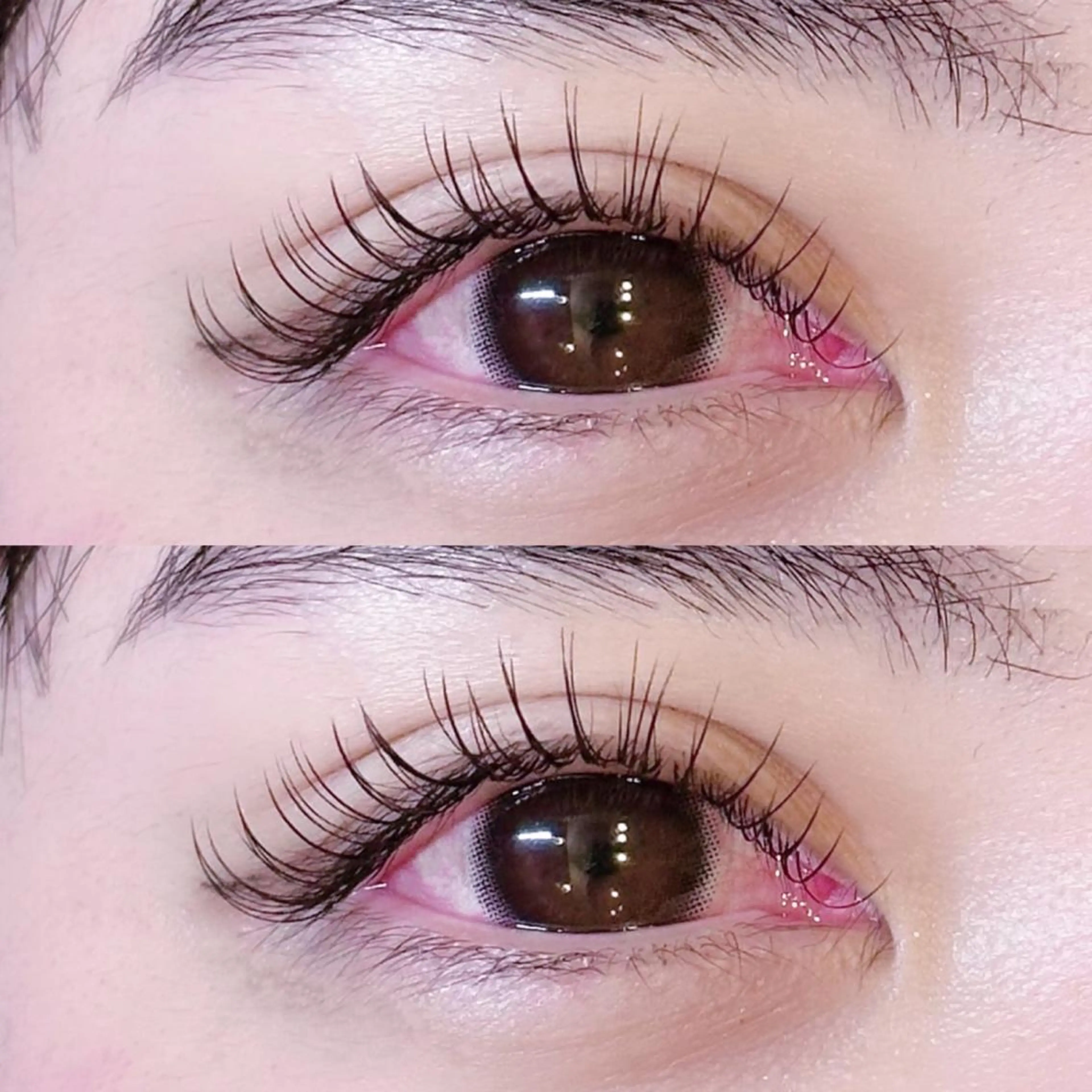 マツエク・マツパ フラットラッシュ 目尻長め マツエク Nana .のマツエク・マツパデザイン