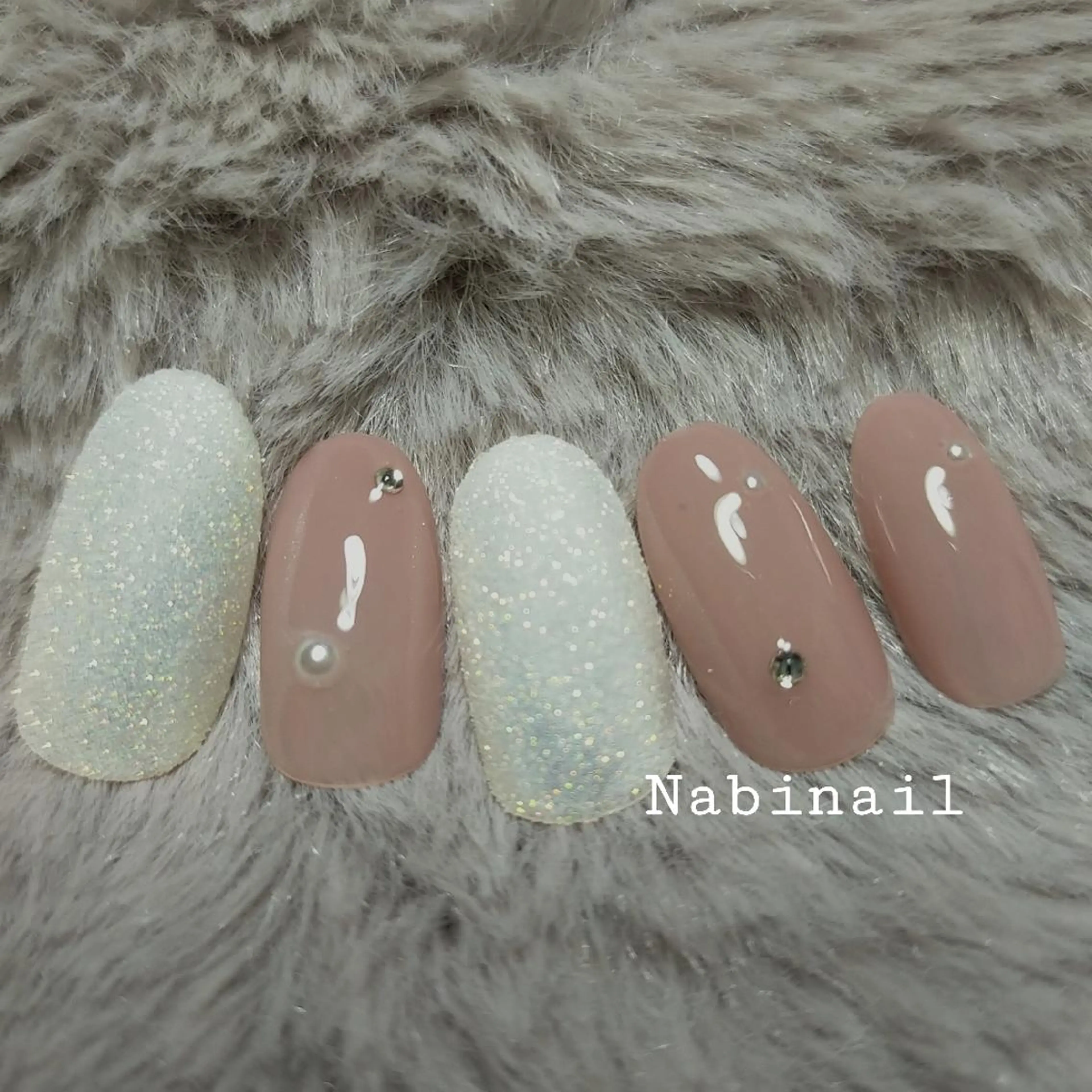 ネイル ワンホンネイル 西日暮里 Nabinailのネイルデザイン