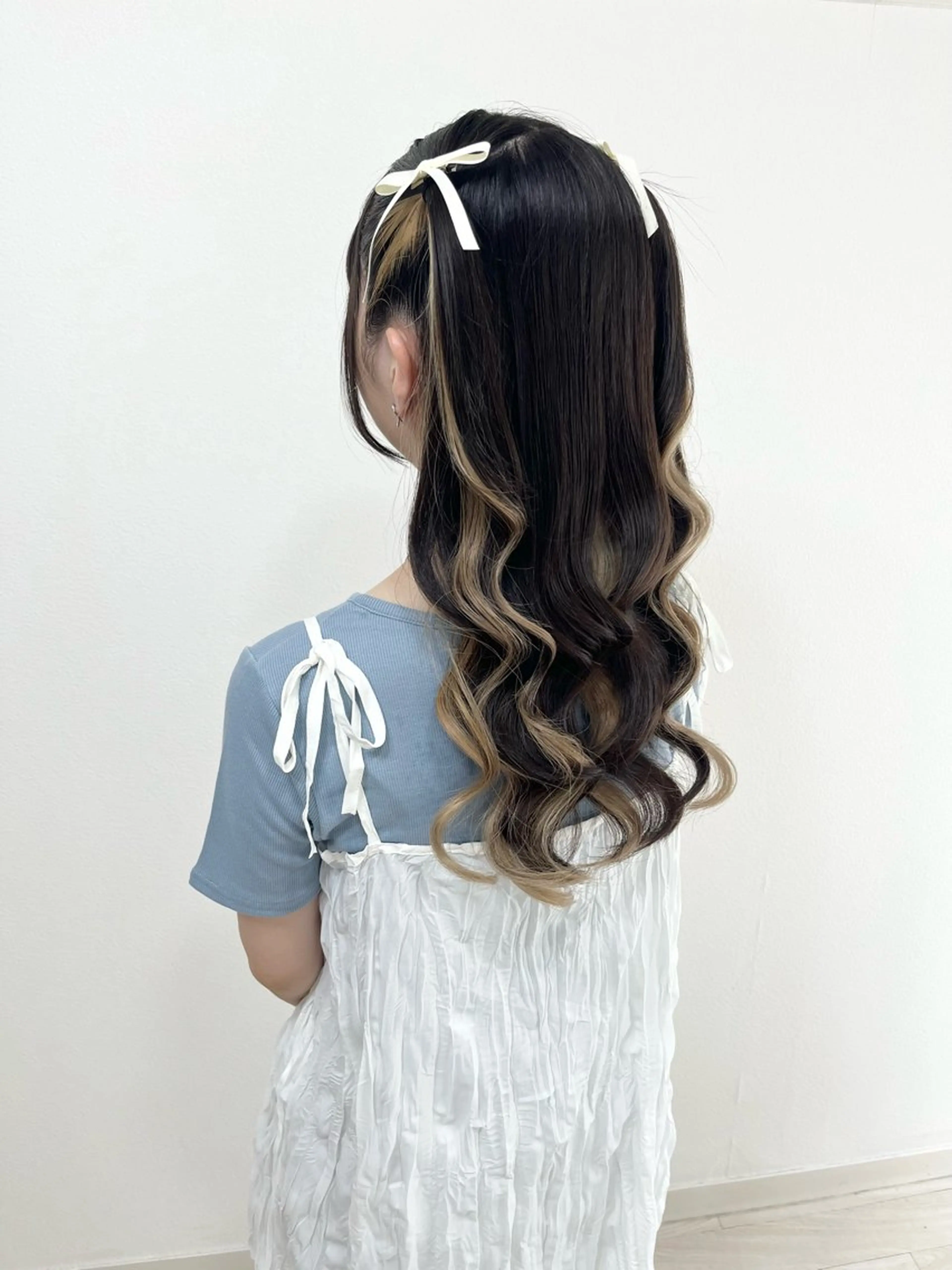 セミロング ヘアアレンジ ヘアセットサロン /上坪愛美のヘアスタイル