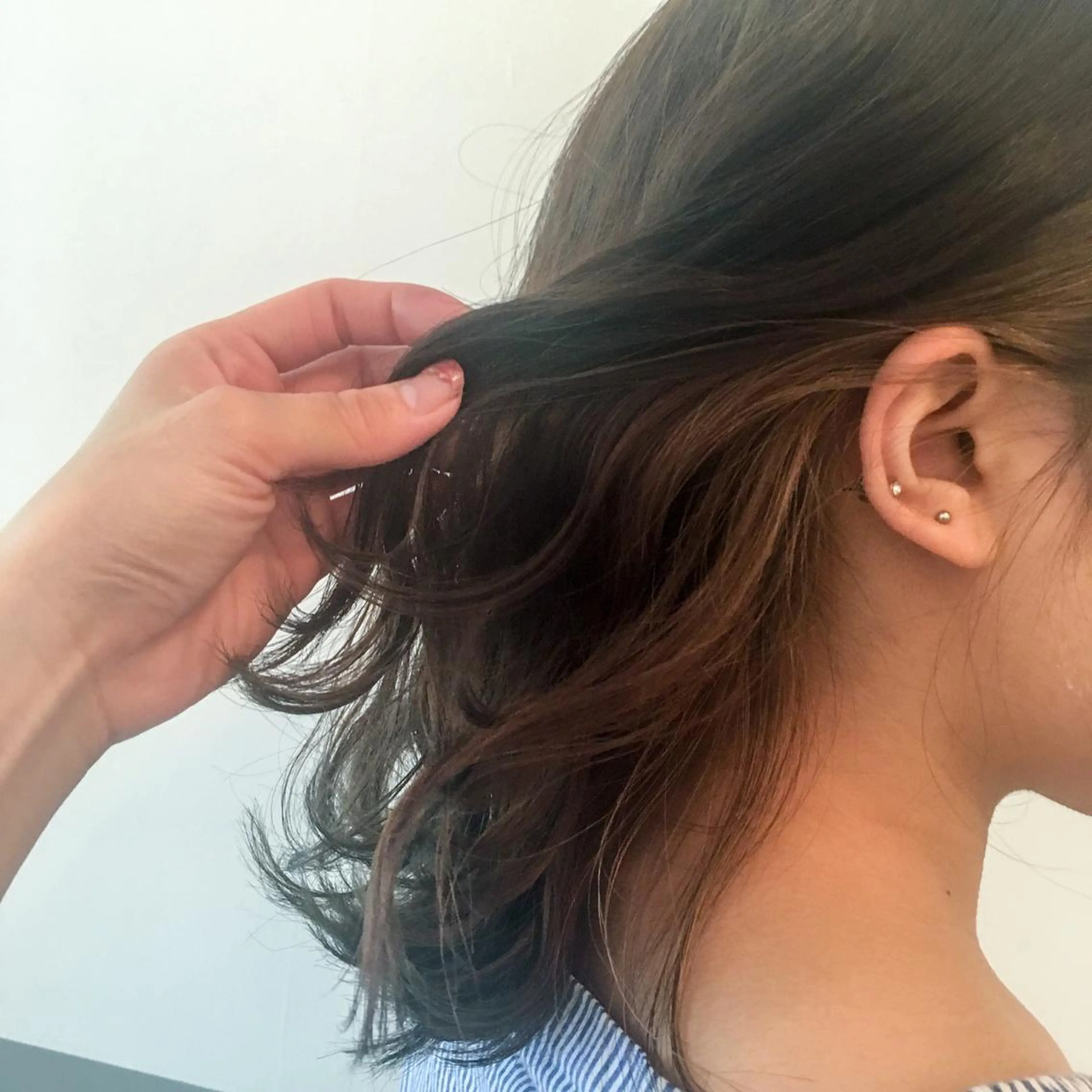 セミロング カラー RINA🧤 デザインとボブのヘアスタイル