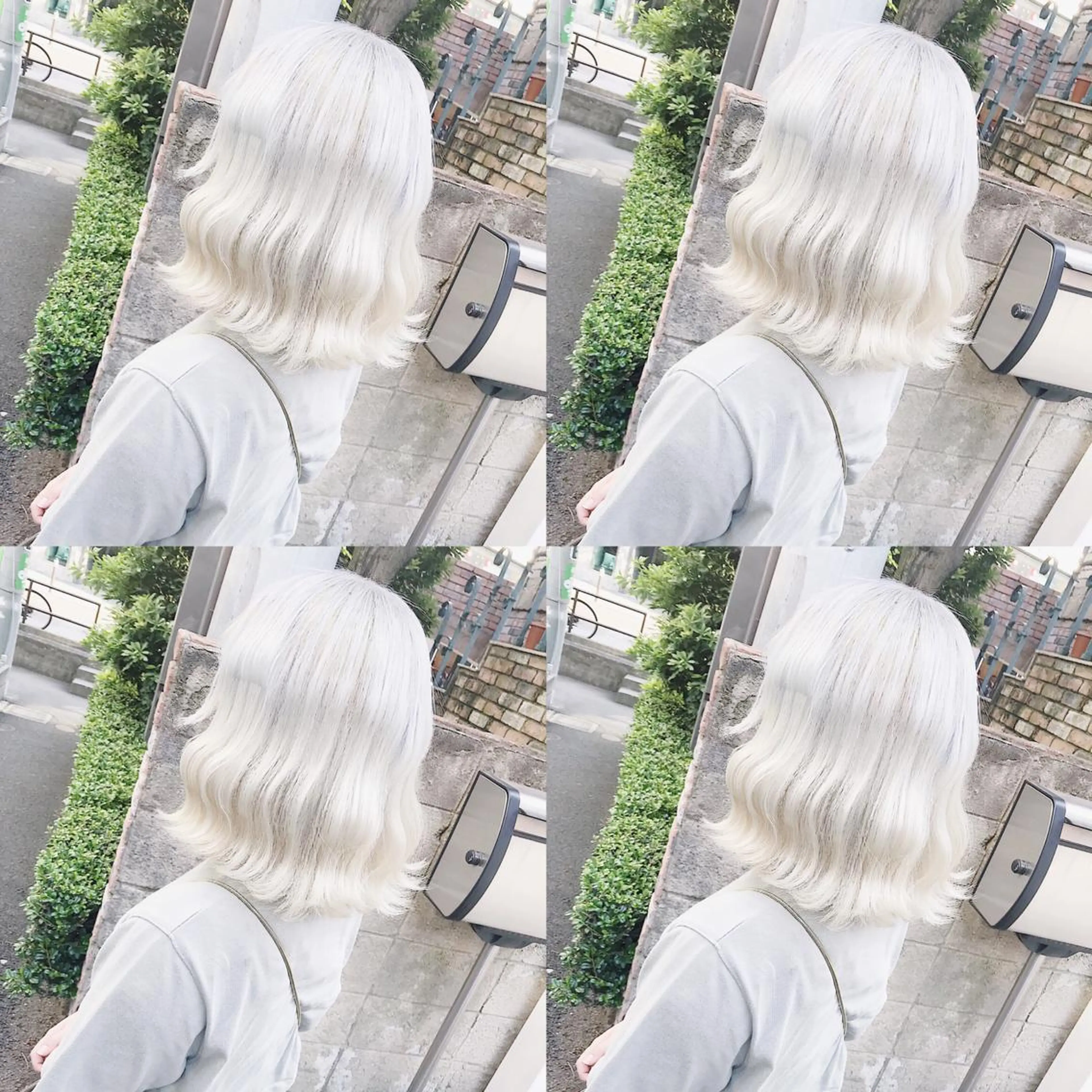 ミディアム カラー ヘアアレンジ ヘアカラー トリートメント TAKUMAブリーチ /切りっぱなし🪽のヘアスタイル