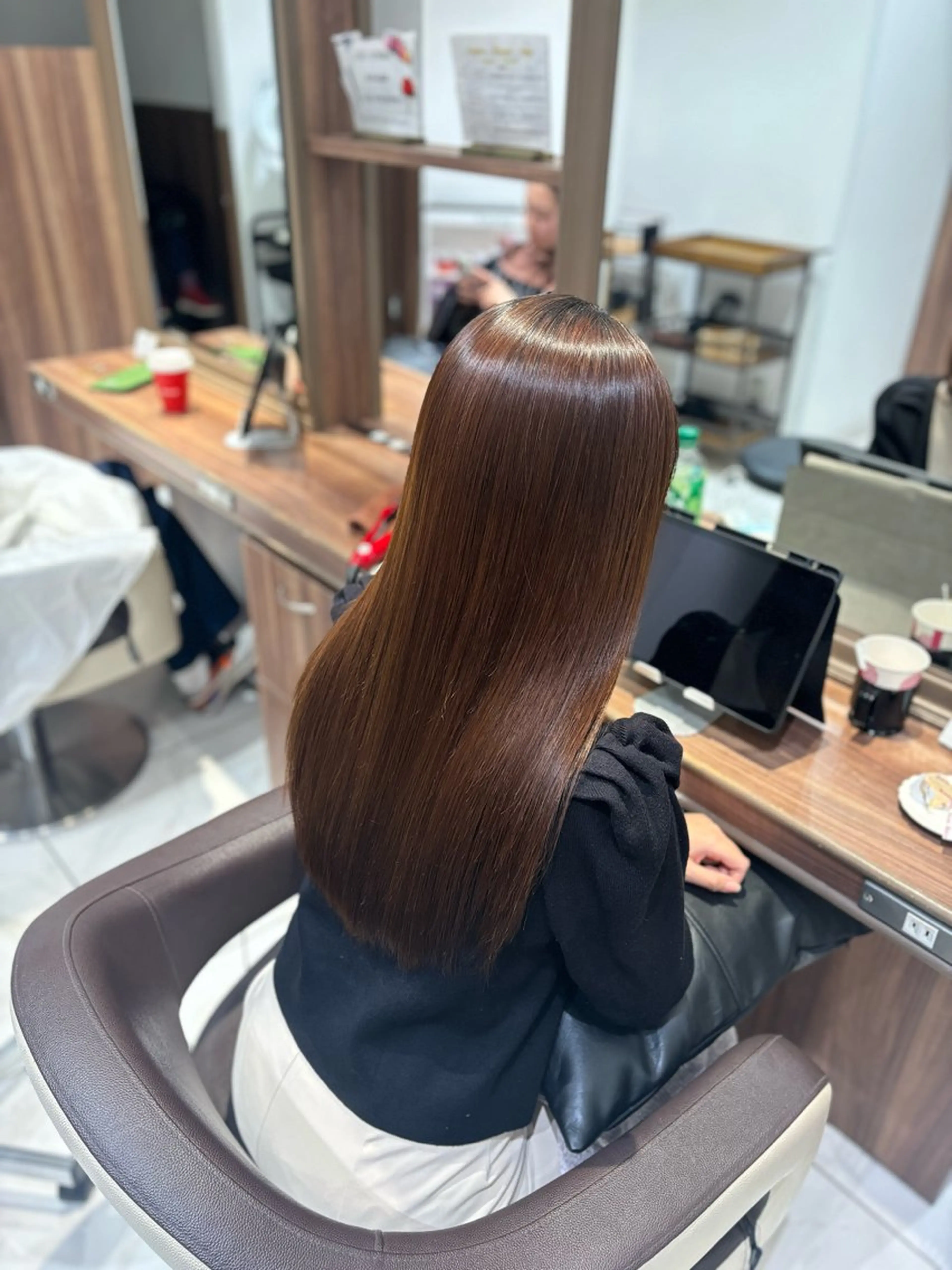 ロング パーマ ゆるふわパーマ🌸/ ハイトーン/あゆみのヘアスタイル