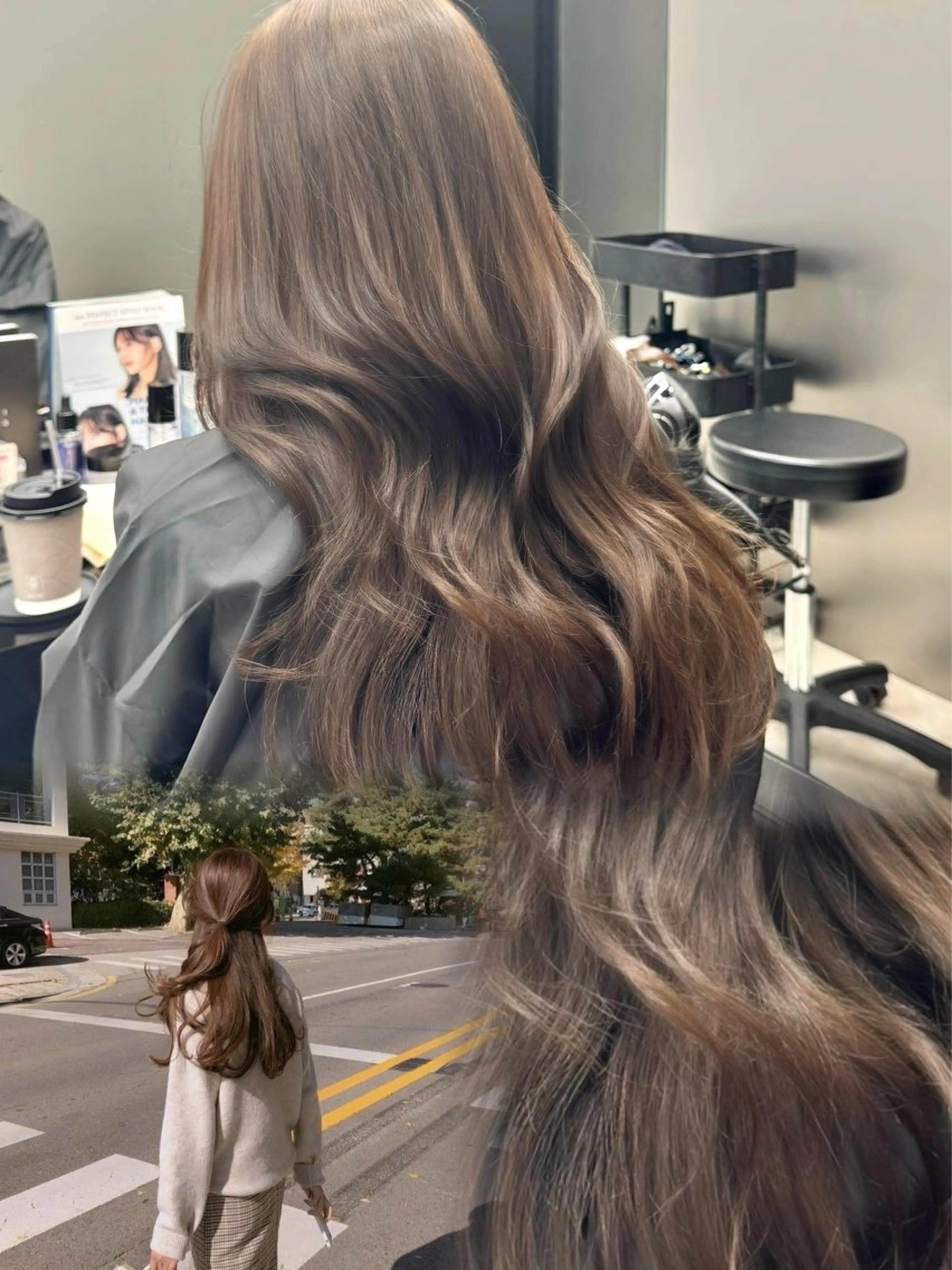 セミロング カラー 新宿/顔周りカット/ レイヤー/がっきーのヘアスタイル