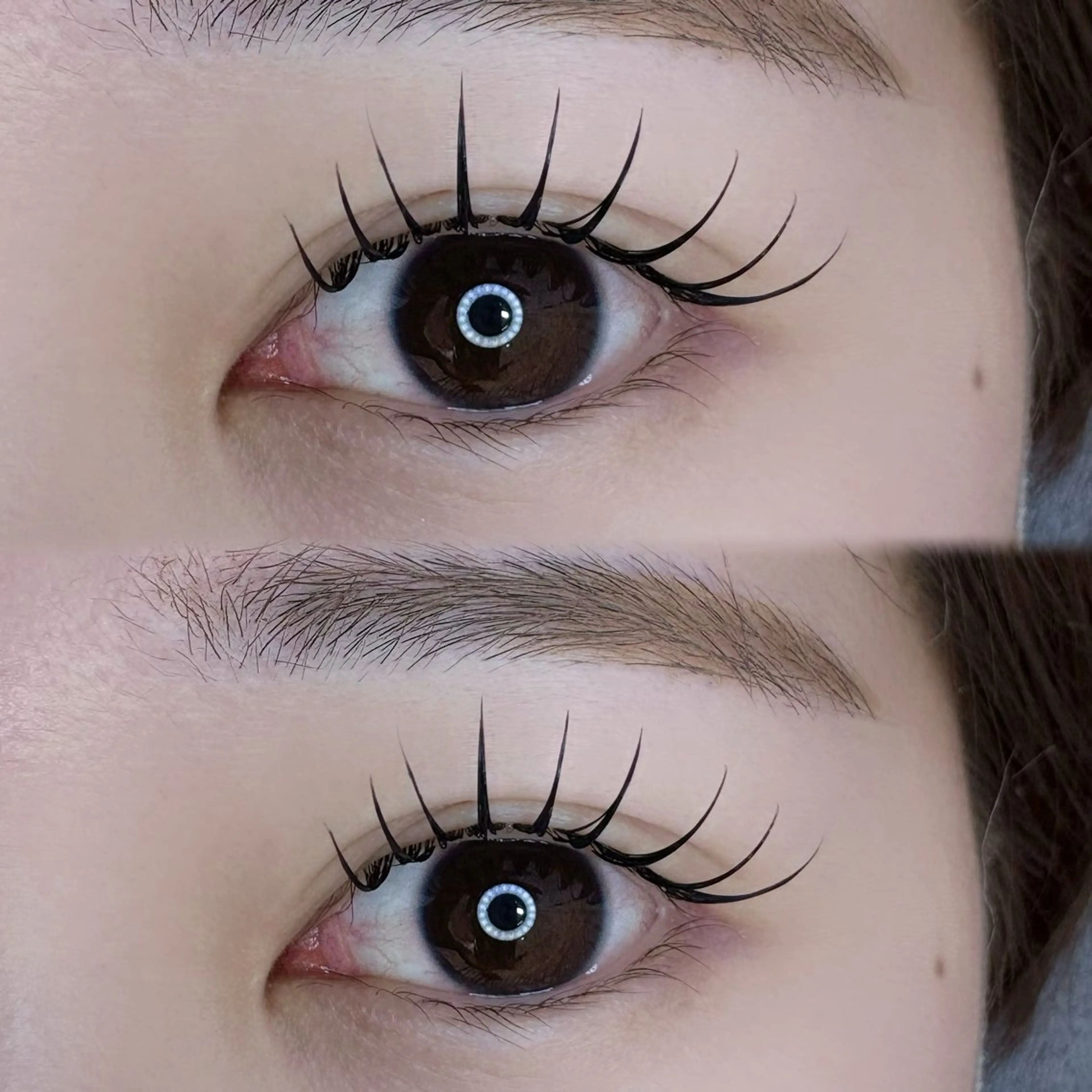 【韓国風束感✨🎀】アンドヘルシー 140本(マツエク140本×まつ毛パーマ)の写真