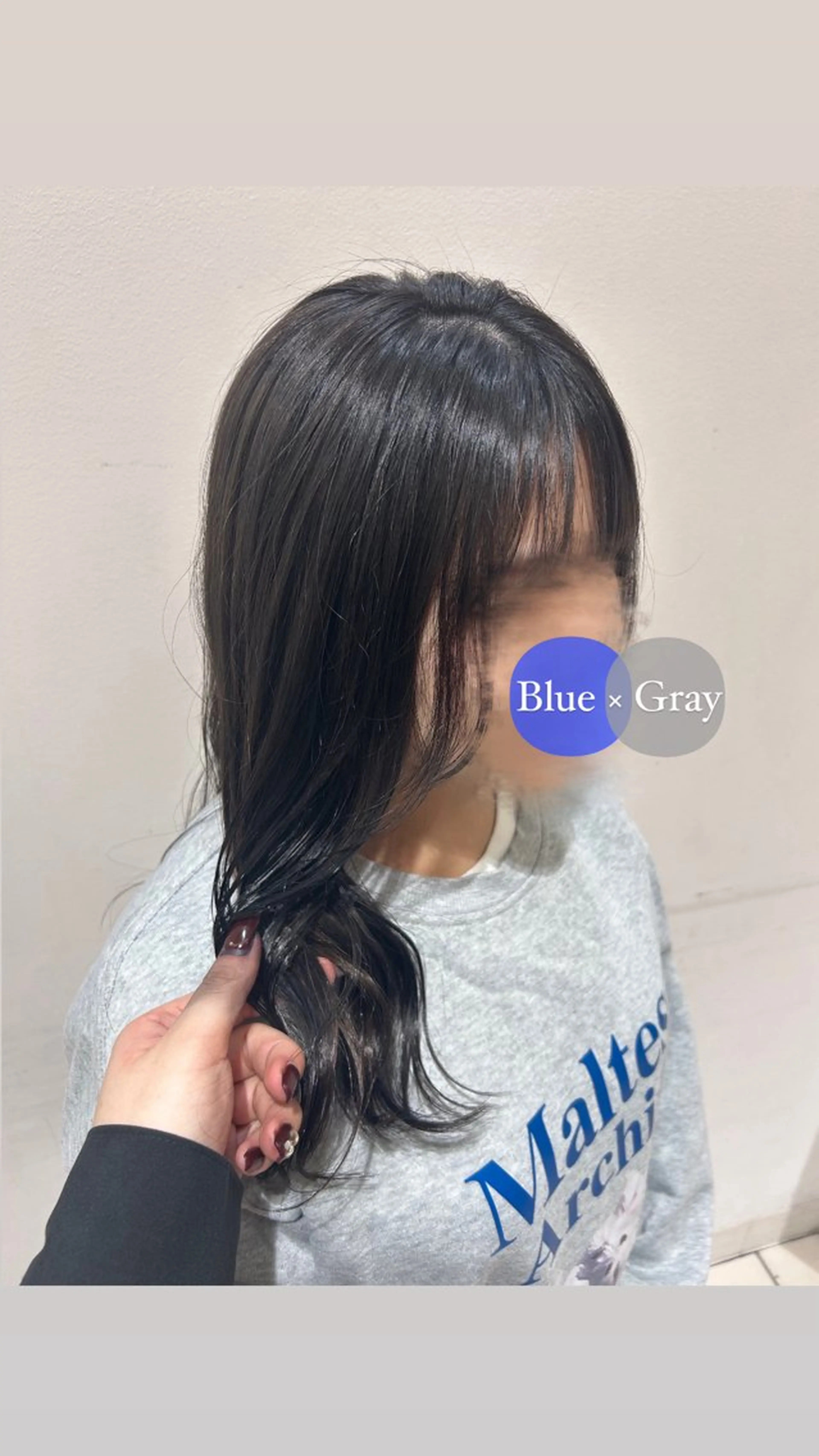 カラー ヘアカラー 曽根 玲奈のヘアスタイル