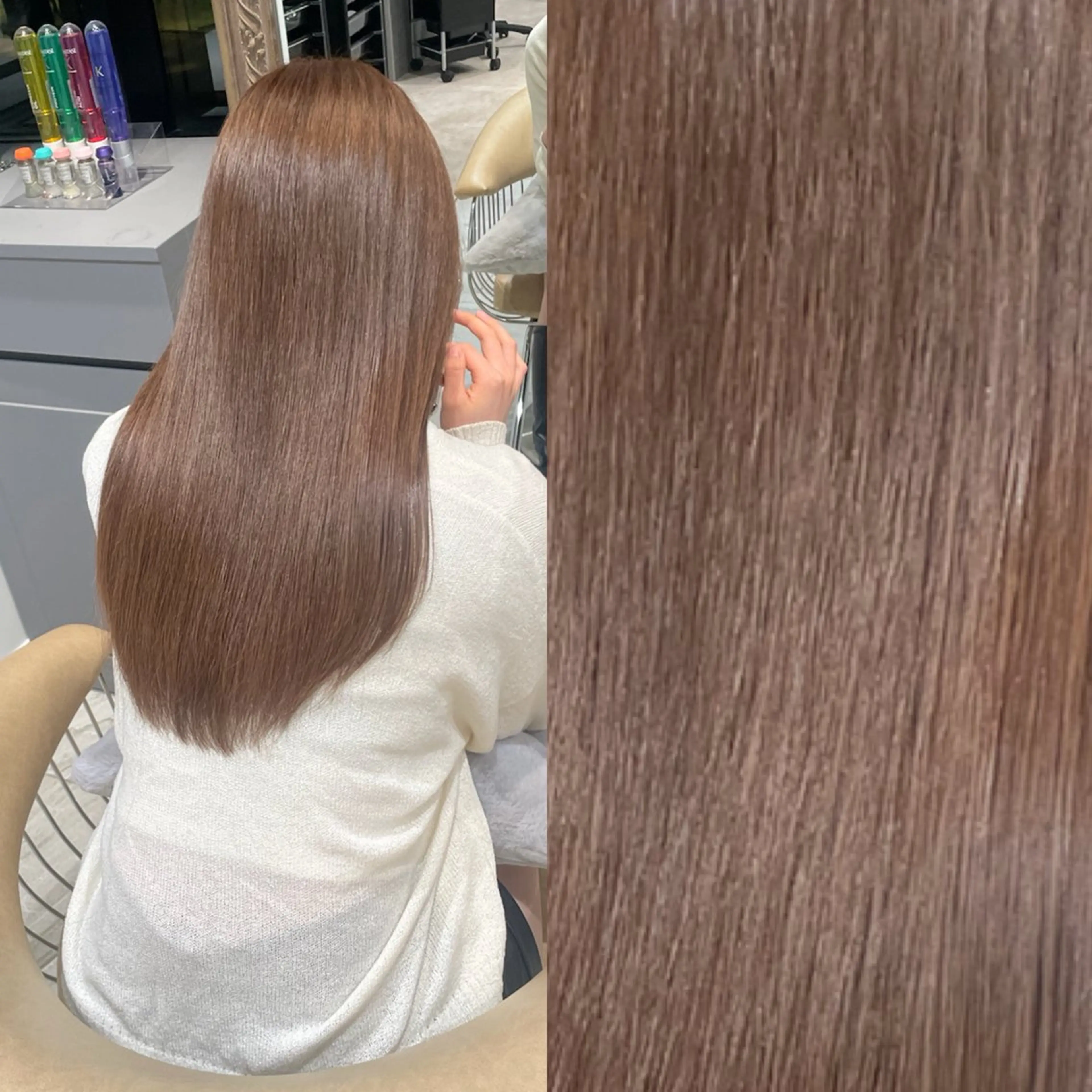 ロング カラー ヘアカラー トリートメント 松田 優作のヘアスタイル