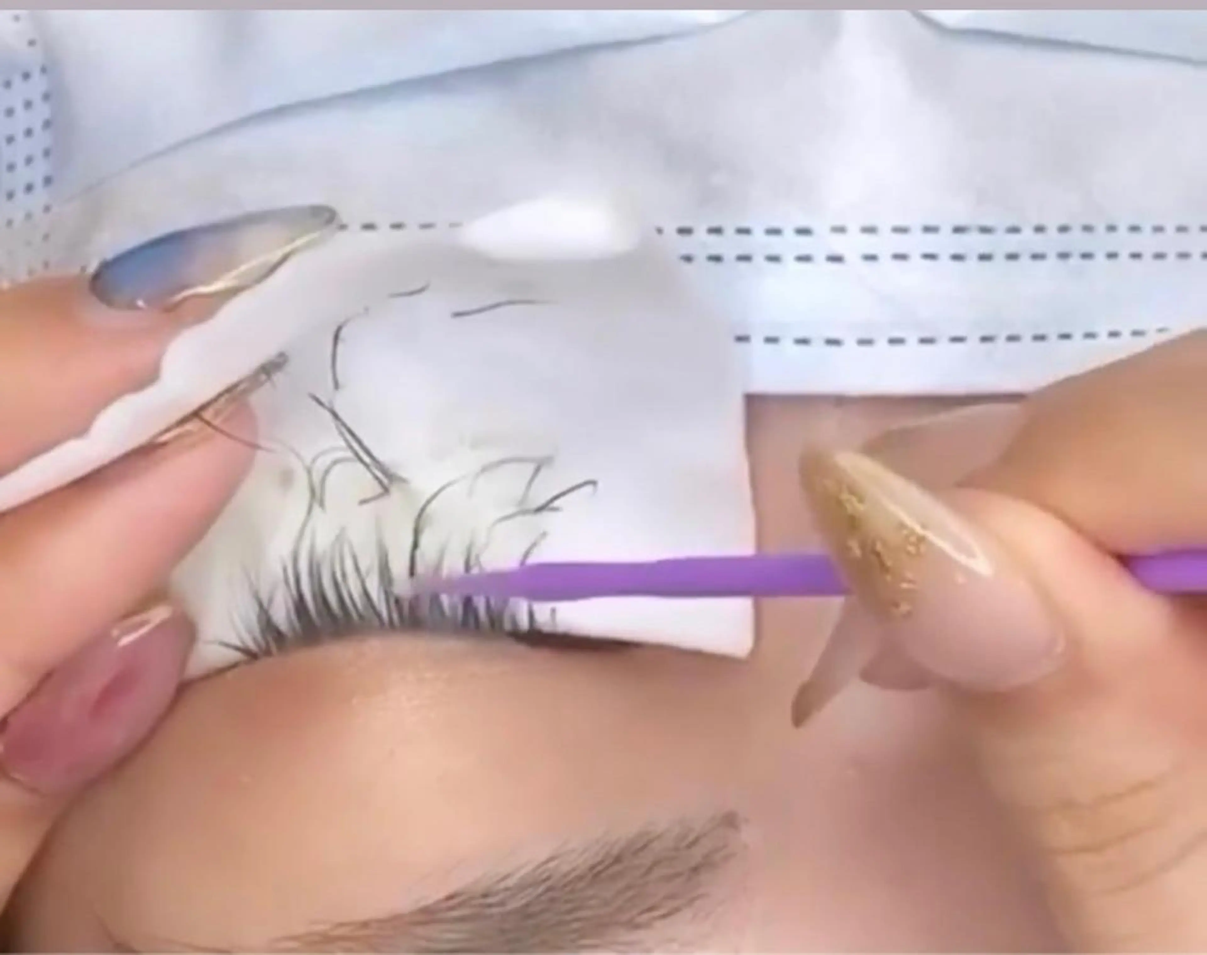 マツエク・マツパ アイブロウ レイヤー/艶カラー /韓国ヘア/高松のヘアスタイル