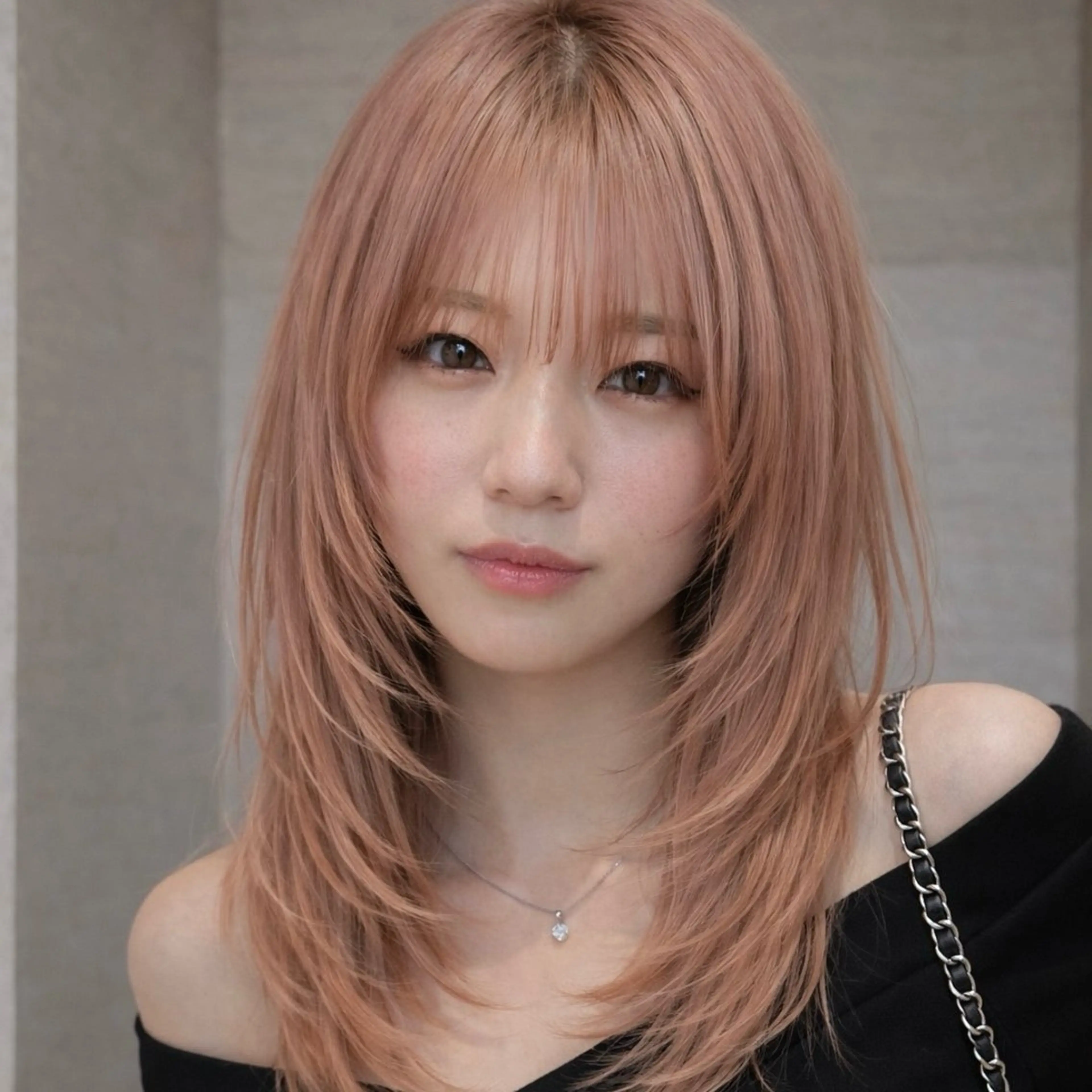 ロング カラー カット ヘアカラー トリートメント レイヤー/ブリーチ/ 渋谷/ルル⭐️のヘアスタイル