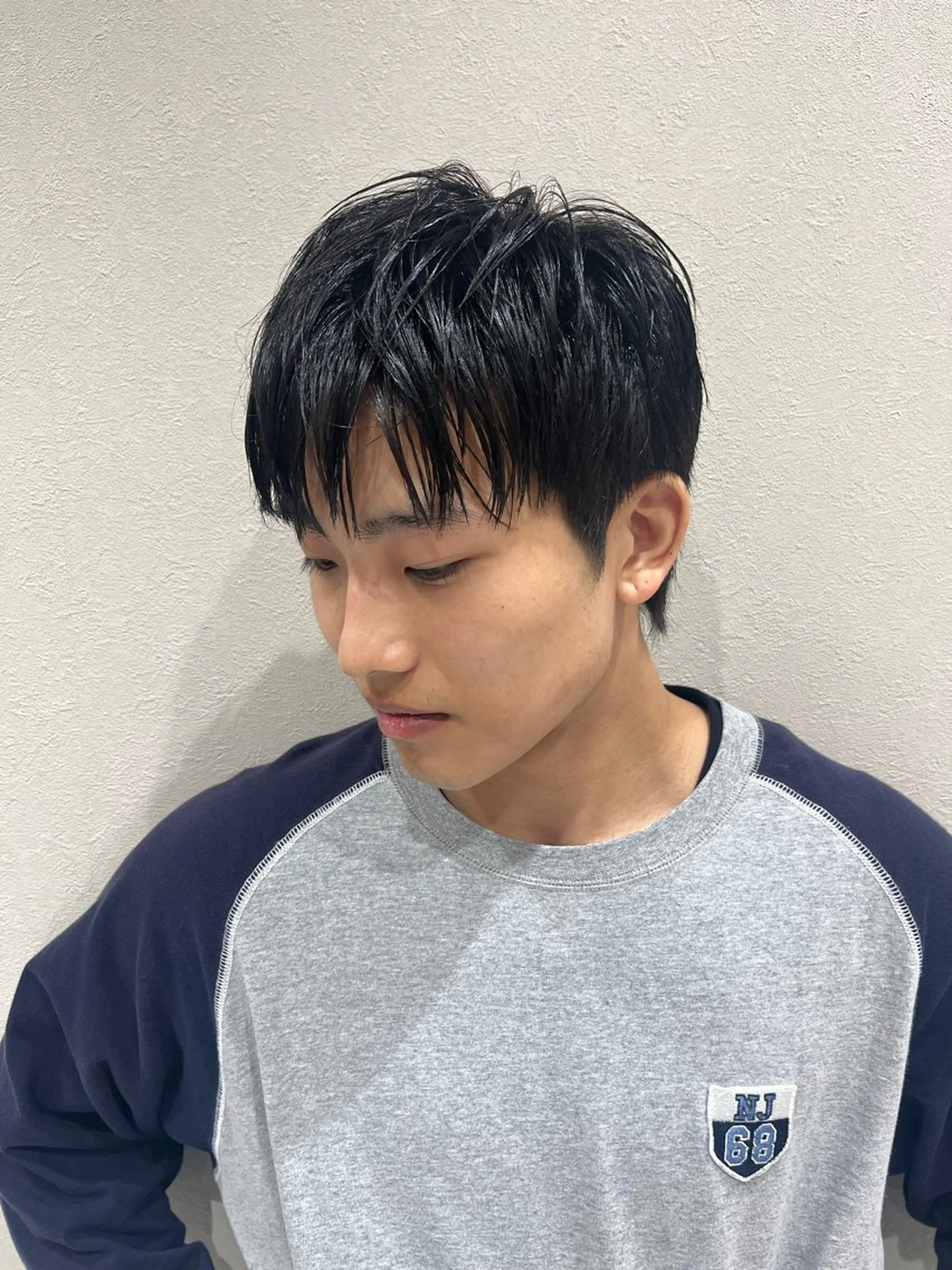 ショート メンズ 刈り上げ カット トリートメント Ken 縮毛矯正/韓国風ヘアのヘアスタイル