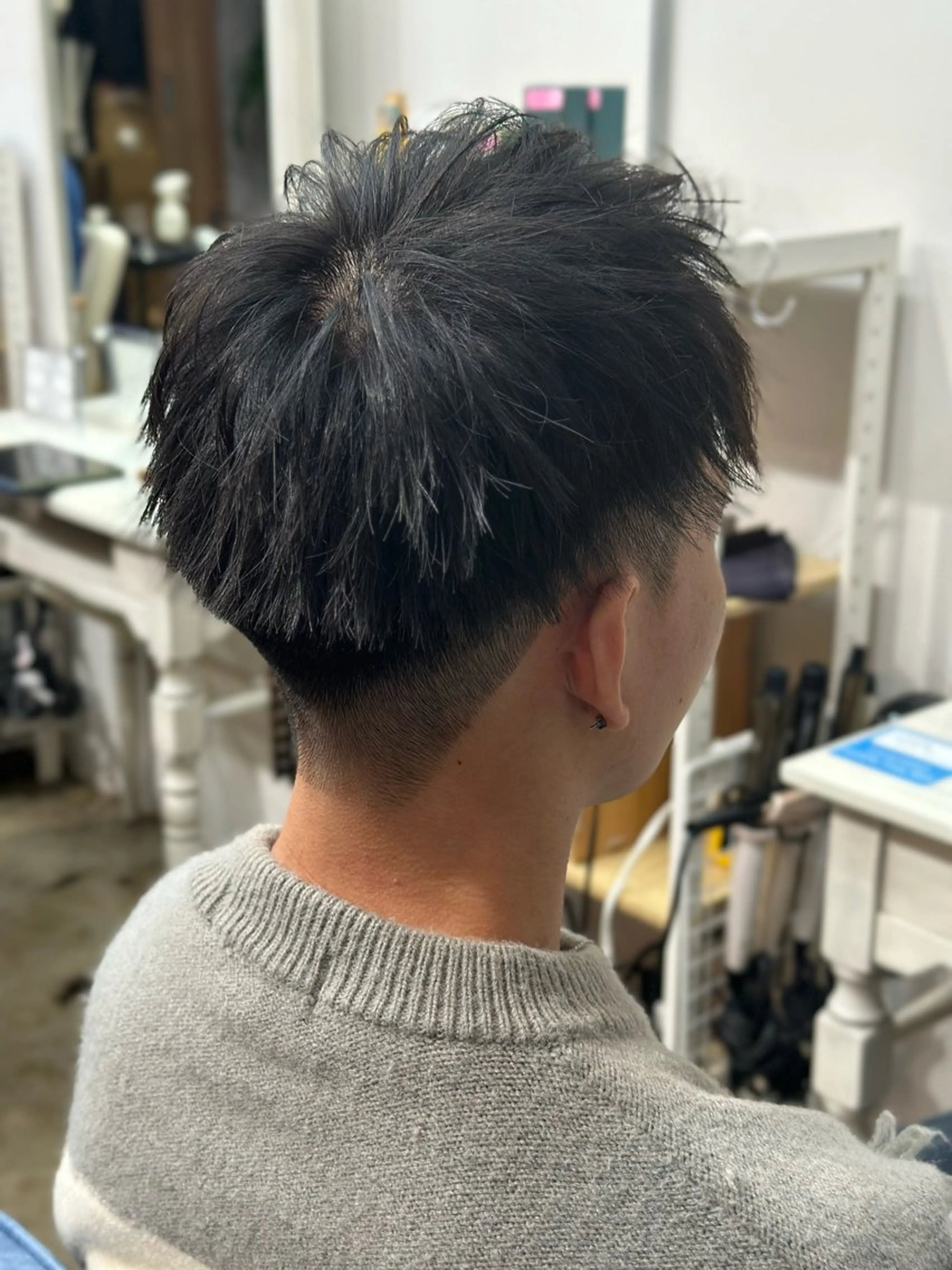 メンズ スパイキーショート カット Snalyメンズ特化 スエハラのヘアスタイル