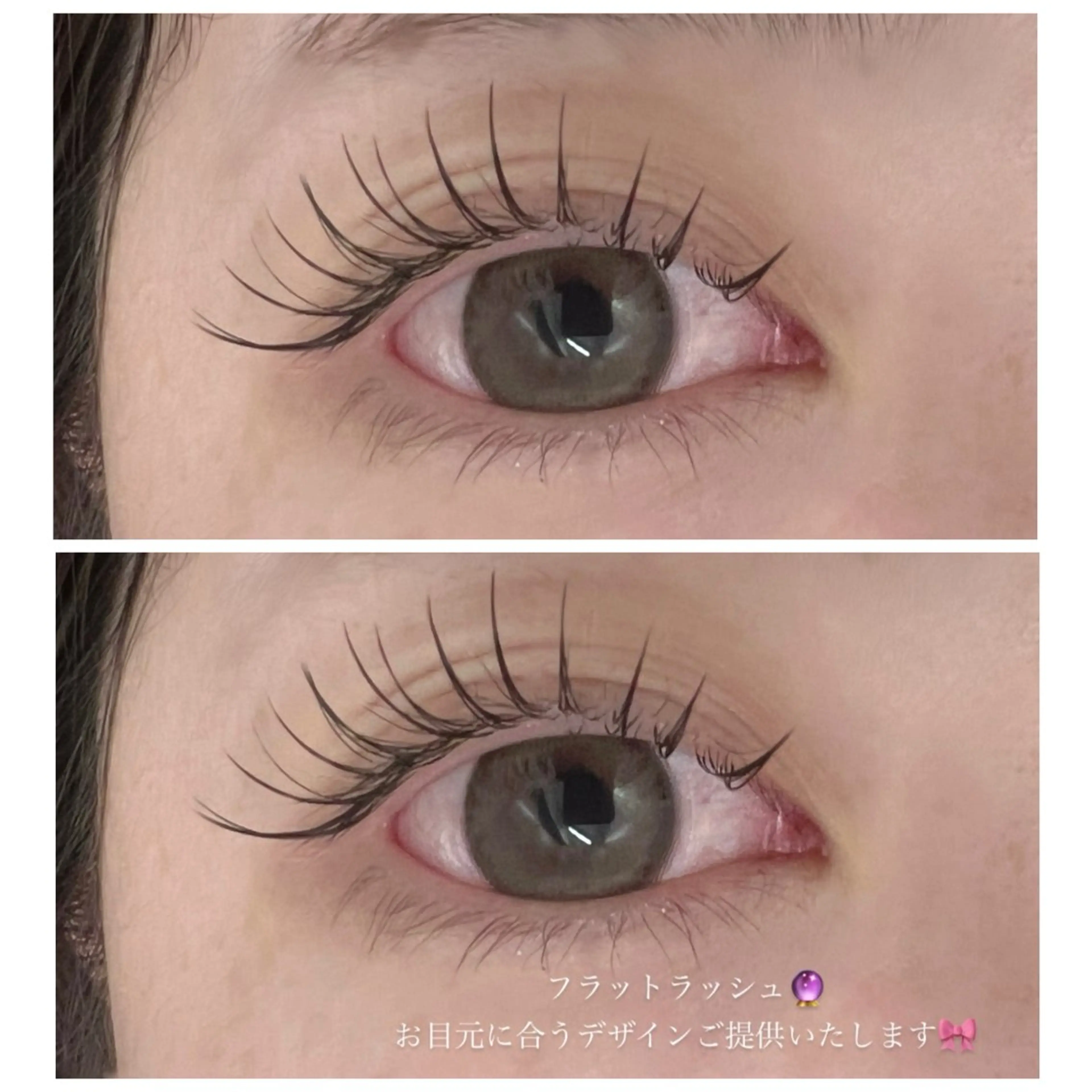 マツエク・マツパ フラットラッシュ 🎀fein. eye&nail🎀のマツエク・マツパデザイン
