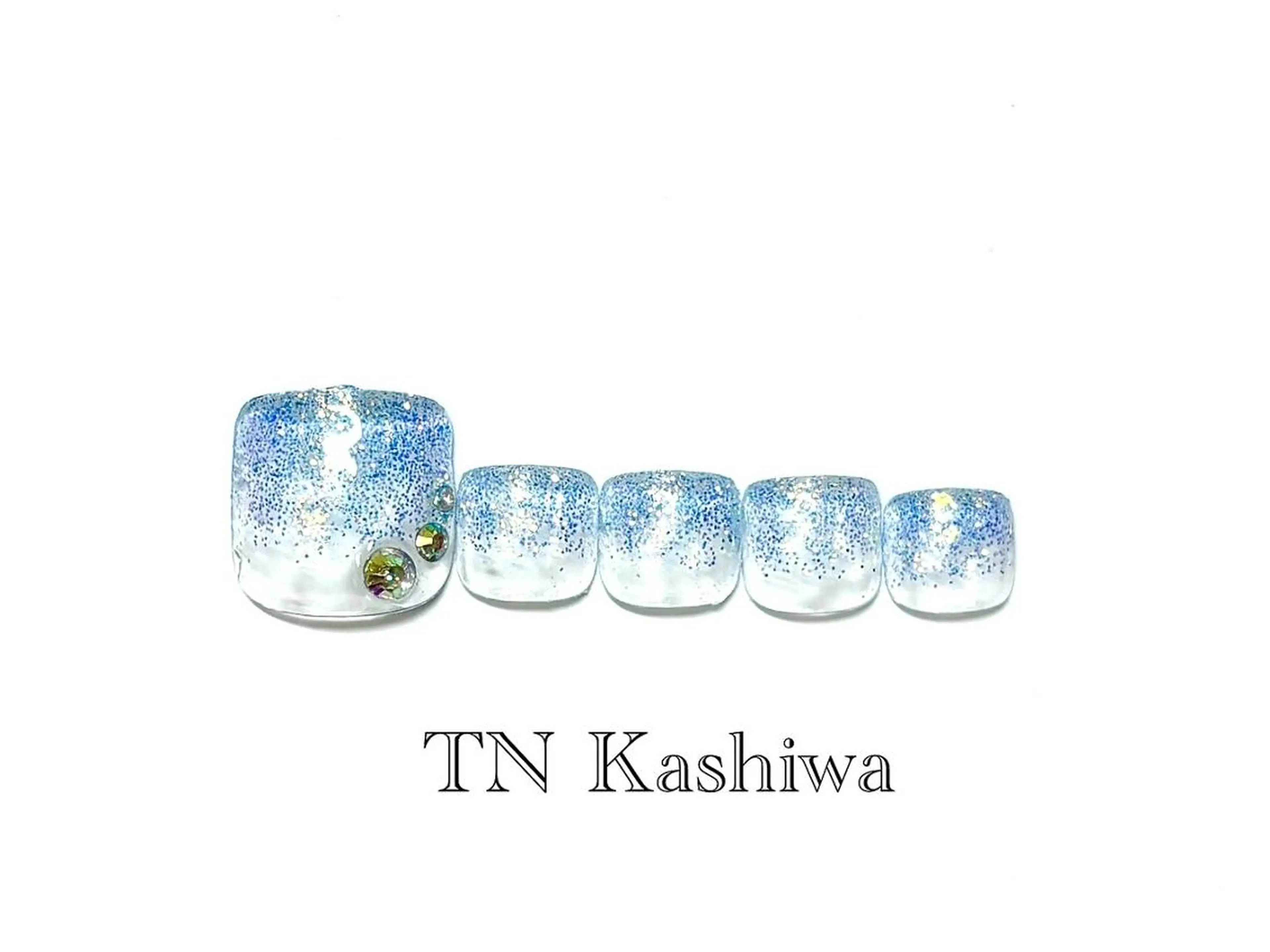 ネイル フットネイル 河合 葵のネイルデザイン