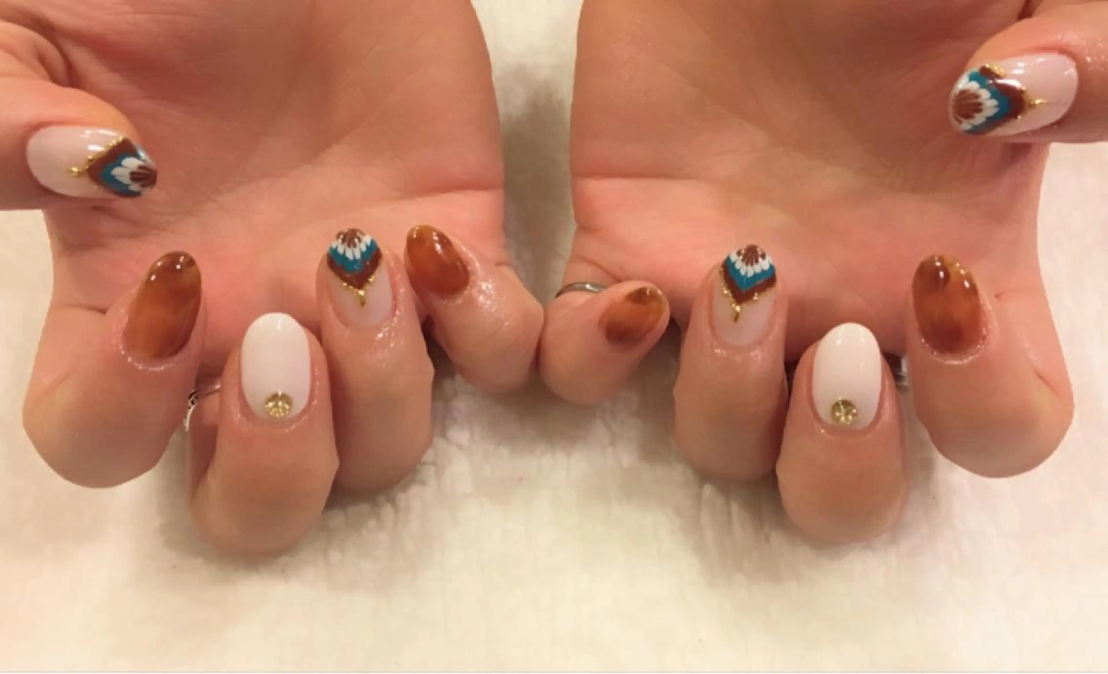 ネイル ハンドネイル にしぐち はるかのネイルデザイン