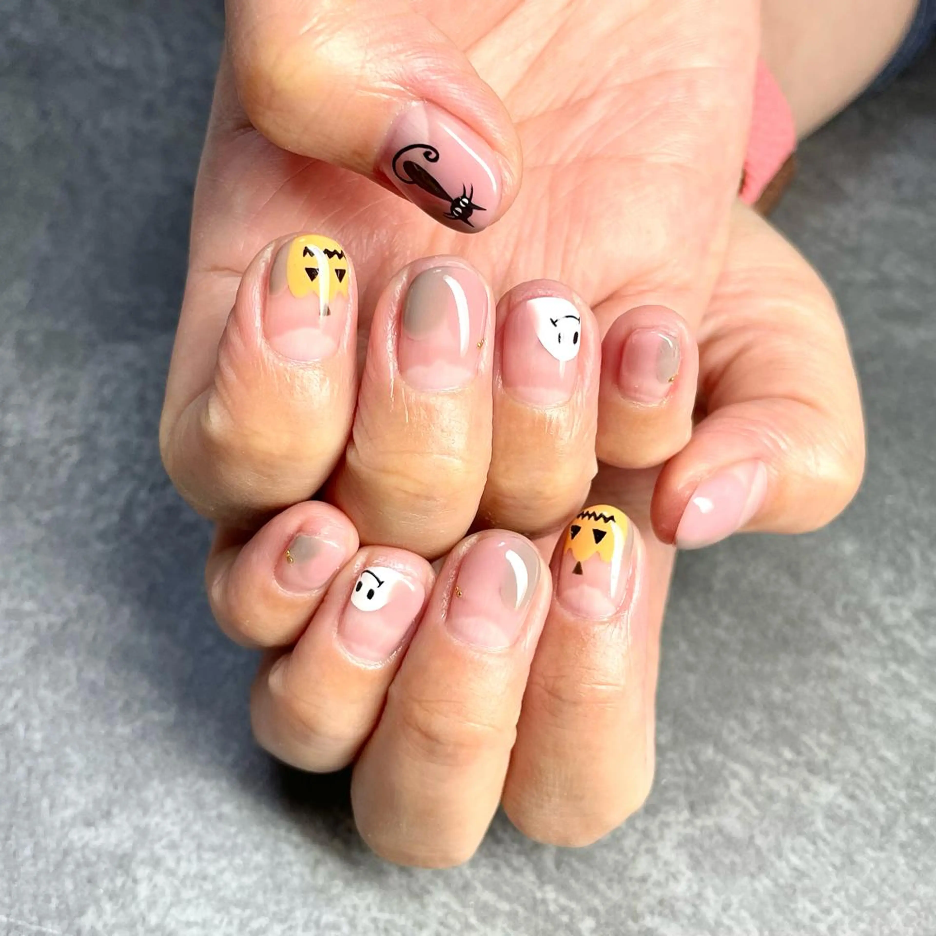 ネイル ハロウィン 持ち込み Mnail mayuのネイルデザイン