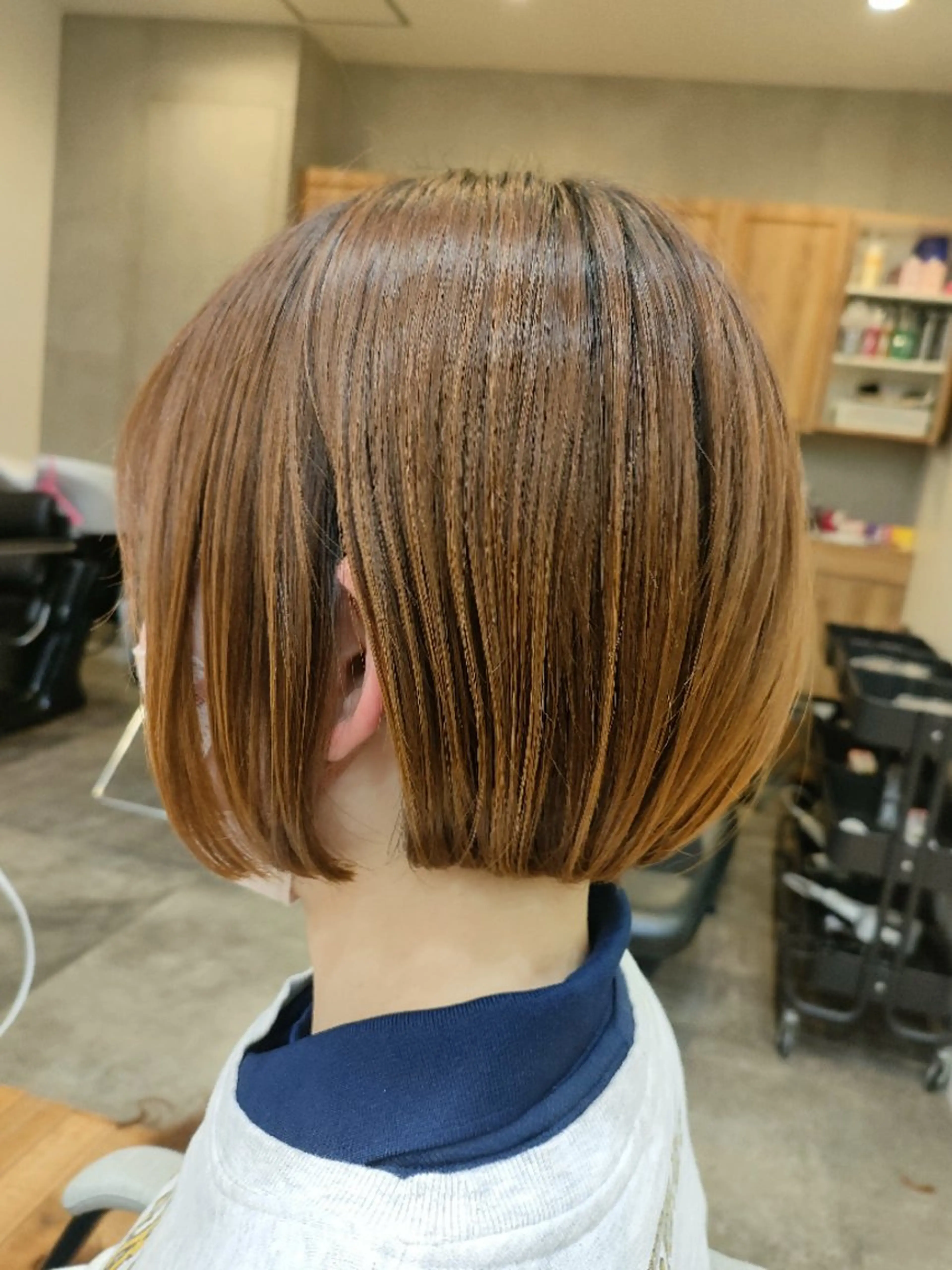 ミディアム ボブ 🍎オオバ アカリ🍎のヘアスタイル