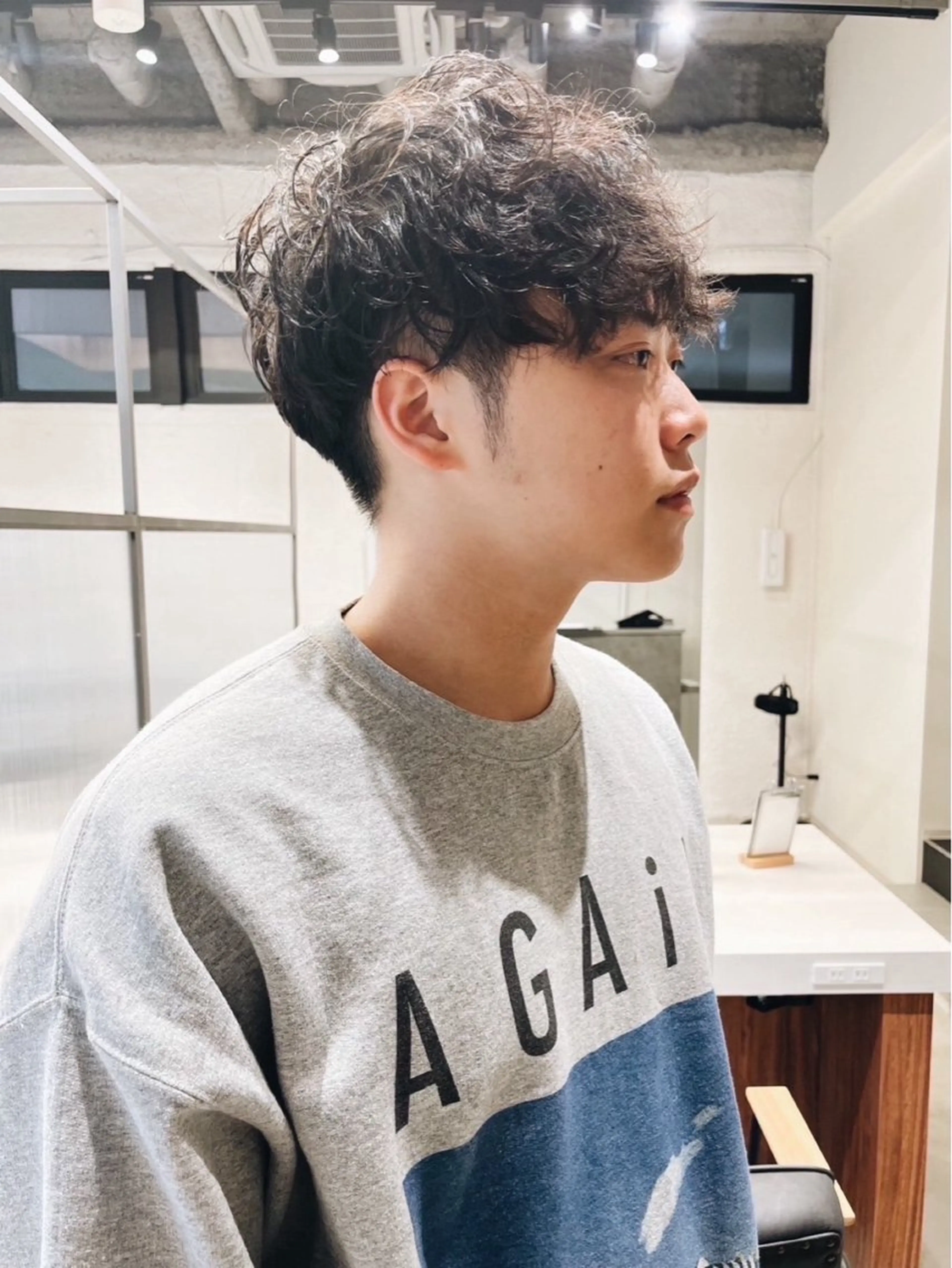 ショート カット パーマ ［LIC南堀江］大井 悟のヘアスタイル
